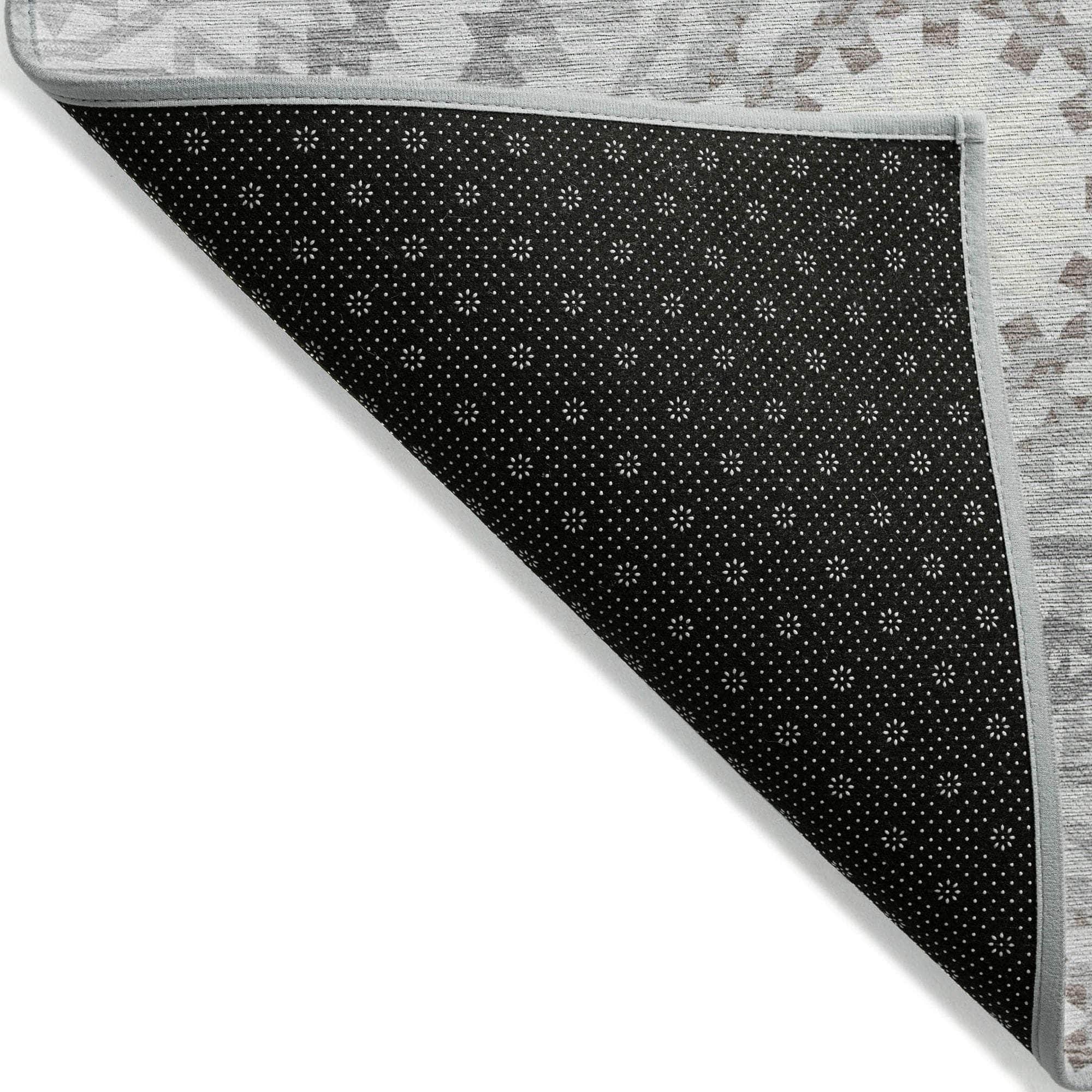 Machine Made ACN619 Silver Gray Rugs