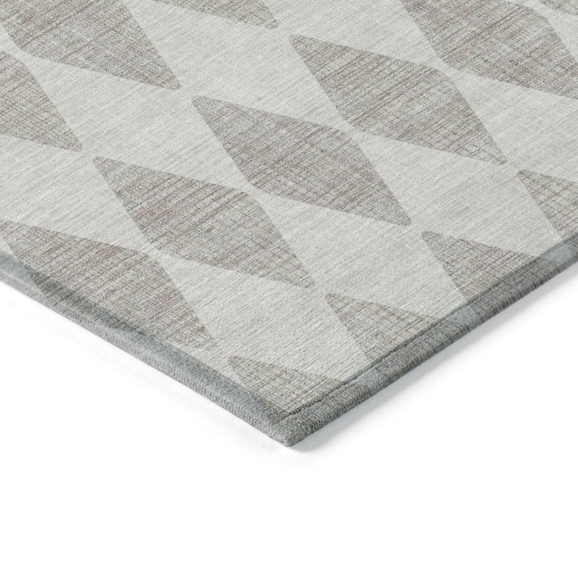 Machine Made ACN578 Beige Brown Rugs
