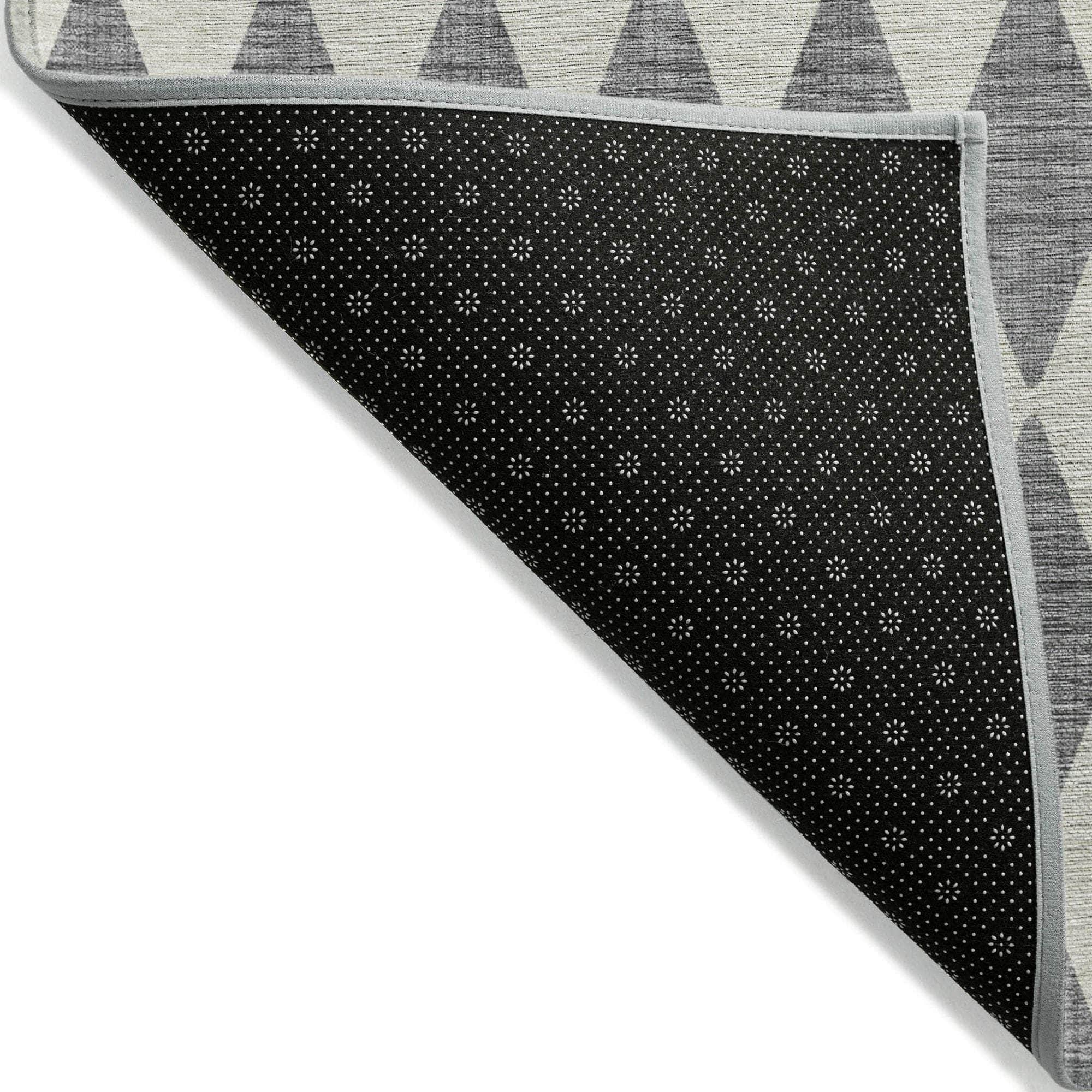 Machine Made ACN578 Gray Rugs