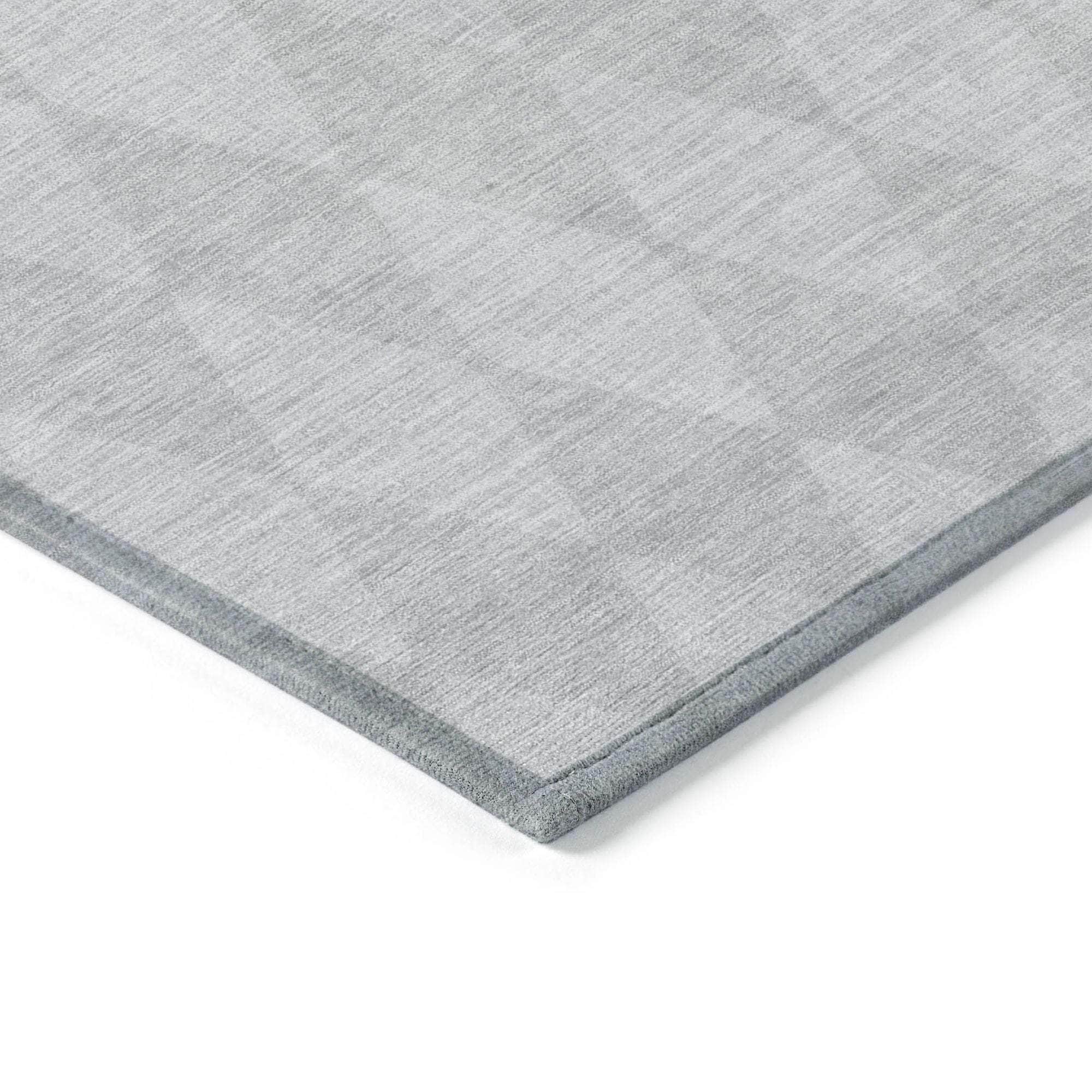 Machine Made ACN578 Pewter Gray Rugs