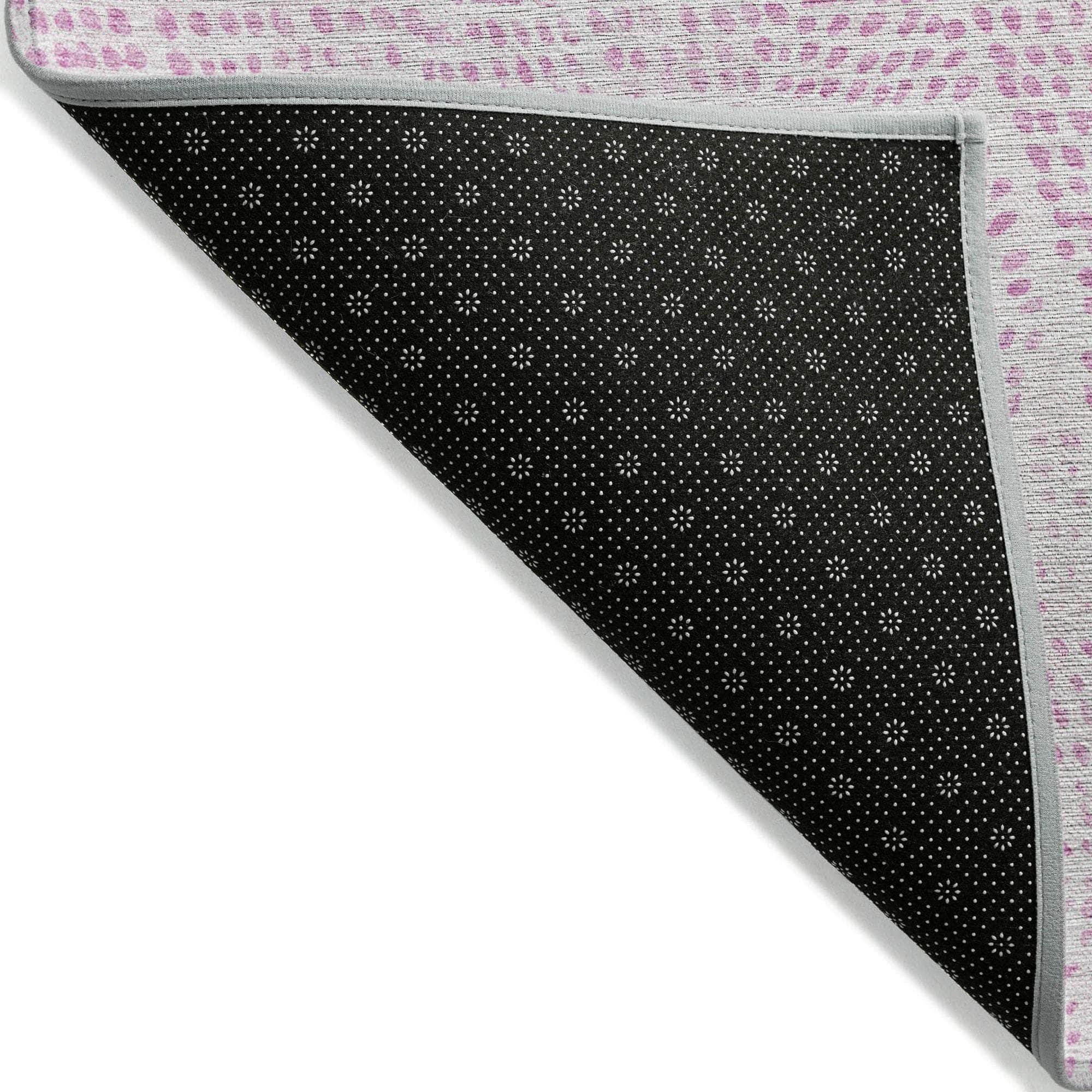 Machine Made ACN591 Pink Rugs