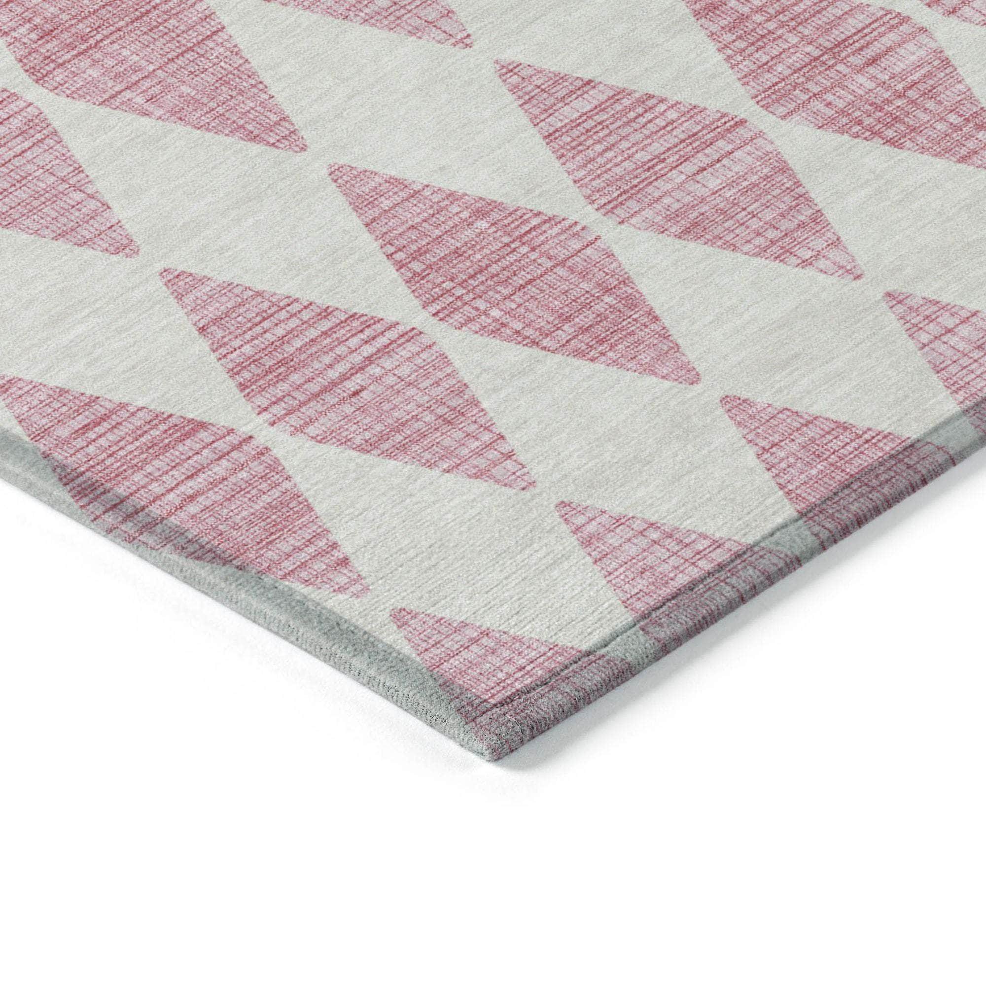 Machine Made ACN578 Pink Rugs