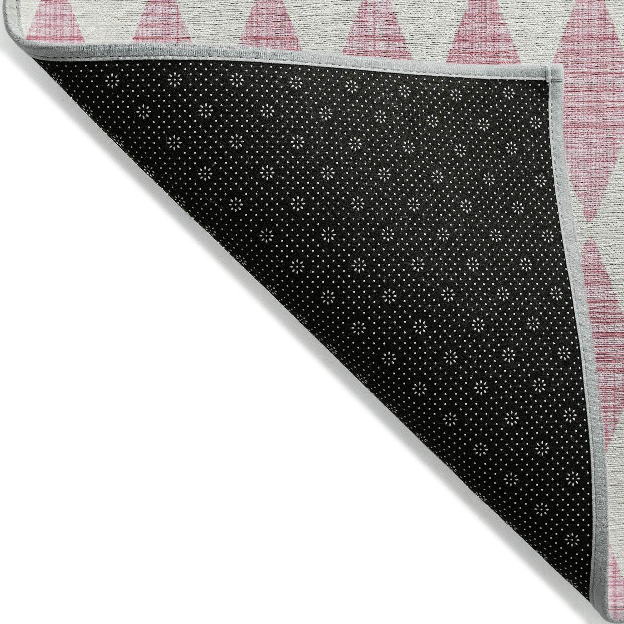 Machine Made ACN578 Pink Rugs