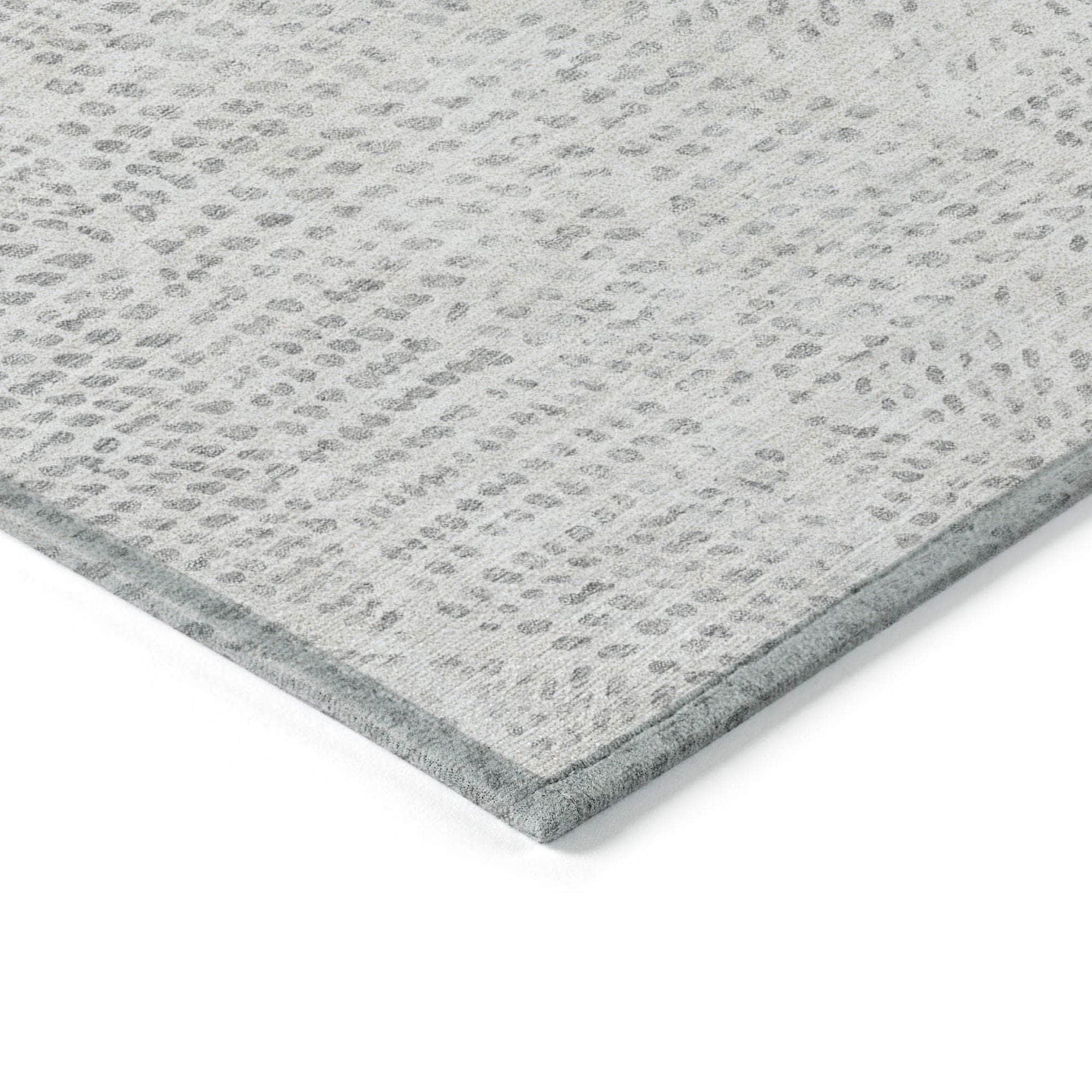 Machine Made ACN591 Silver Gray Rugs