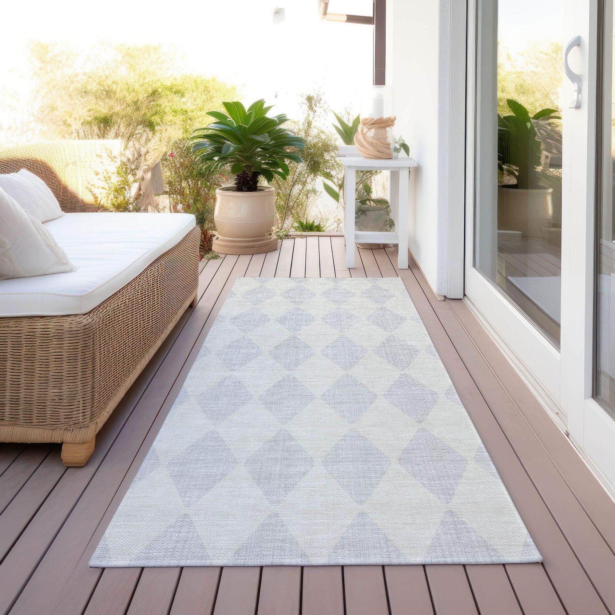 Machine Made ACN578 Silver Gray Rugs