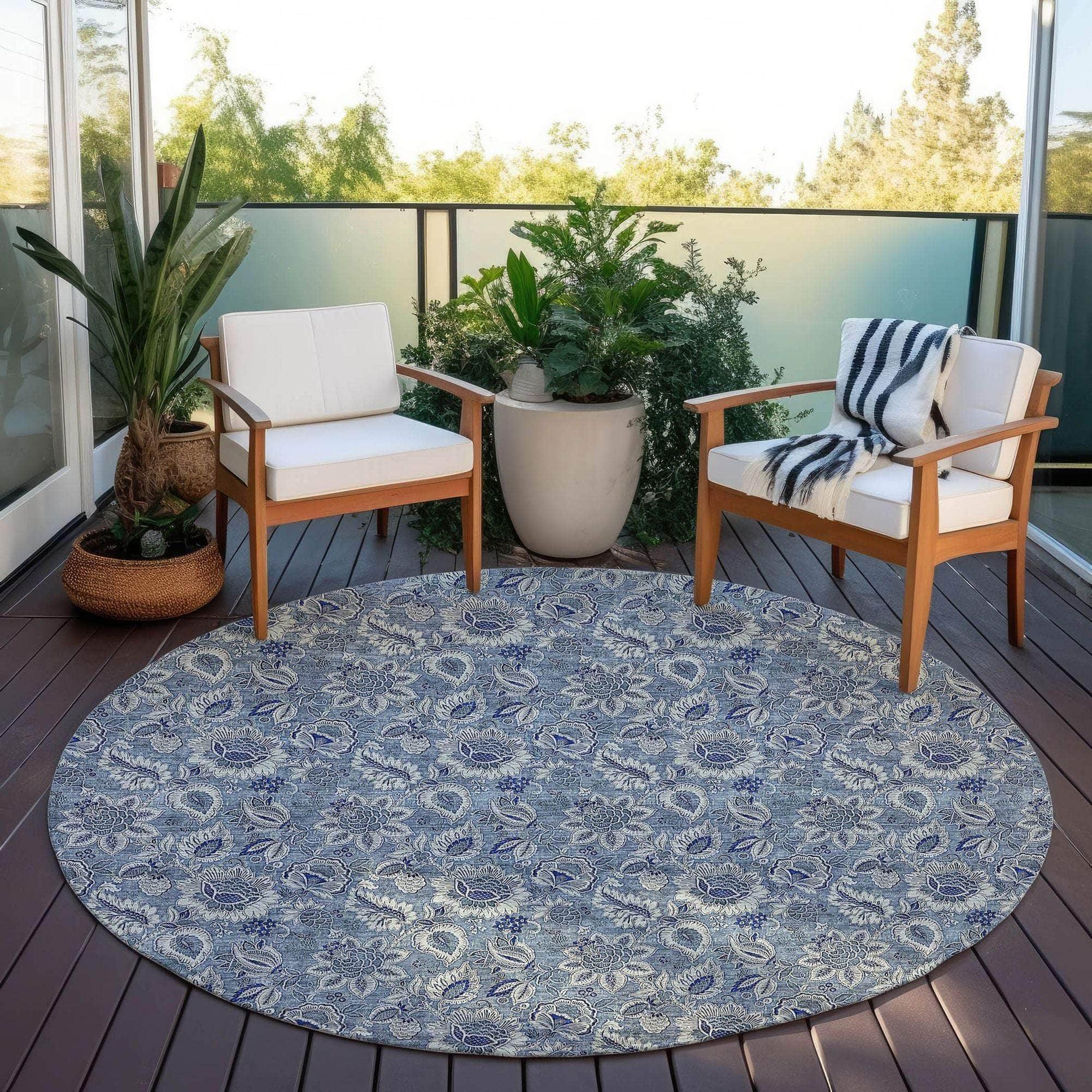 Machine Made ACN661 Blue Rugs #color_blue