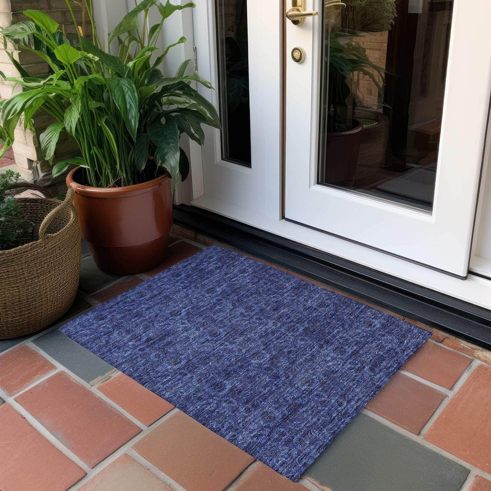 Machine Made ACN661 Navy Blue Rugs #color_navy blue