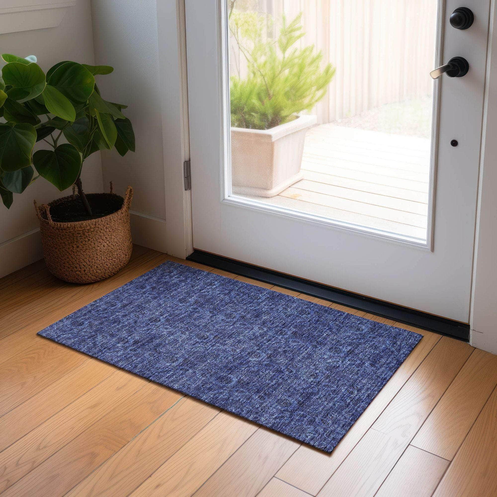 Machine Made ACN661 Navy Blue Rugs #color_navy blue