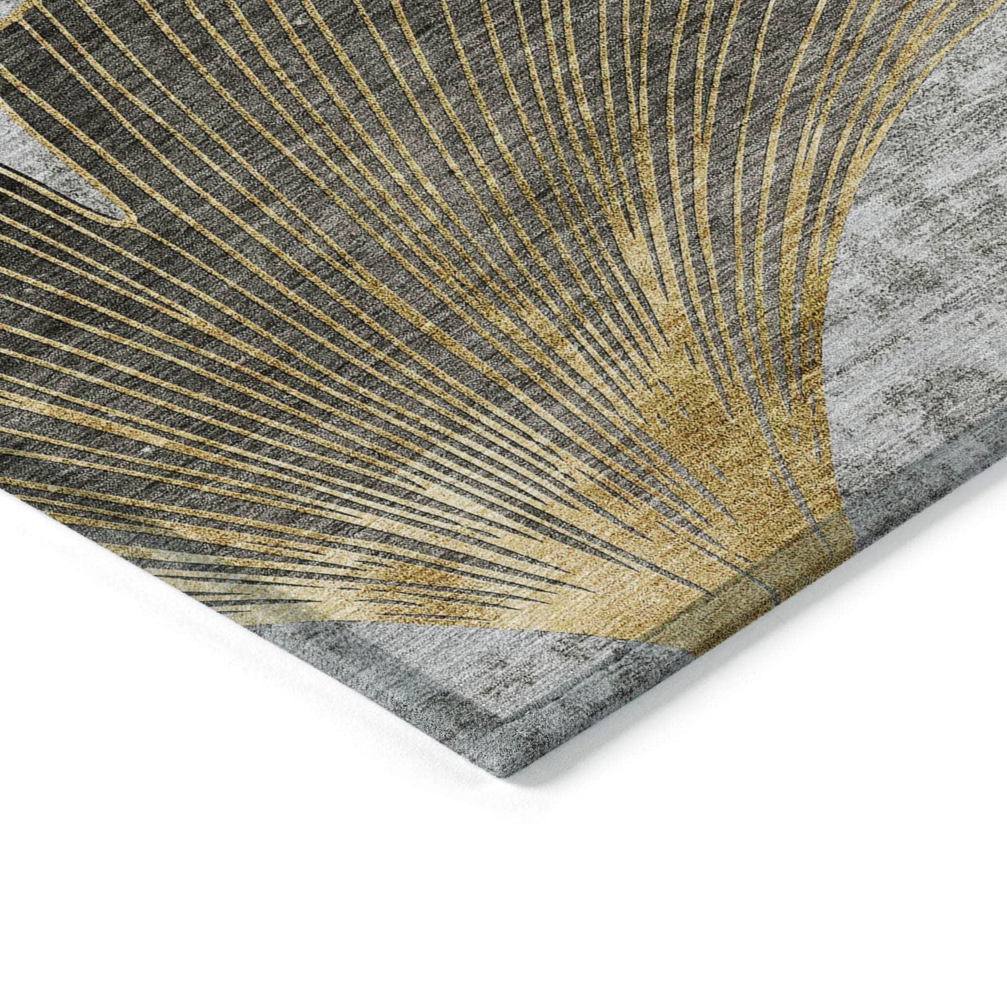 Machine Made ACN626 Gray Rugs