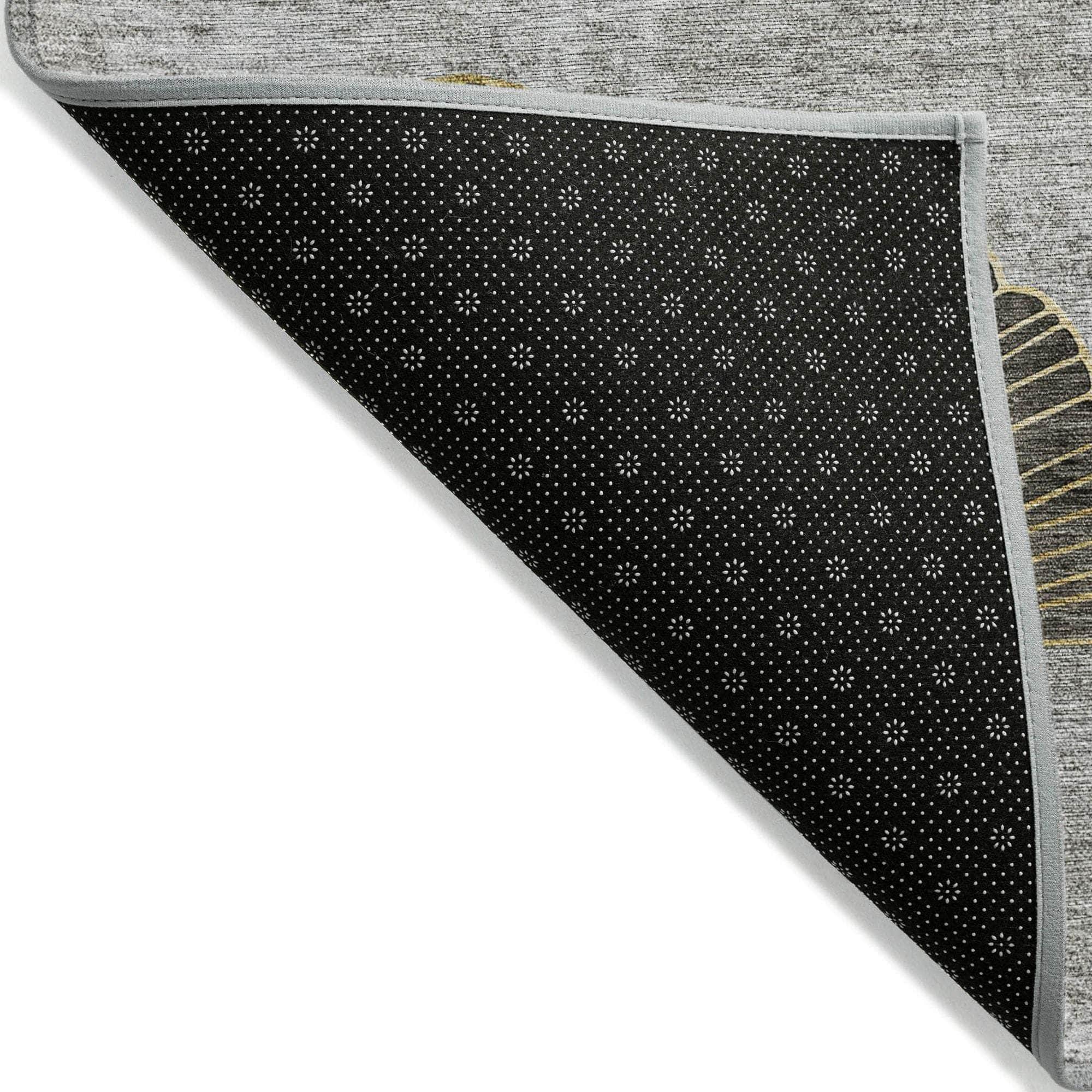 Machine Made ACN626 Gray Rugs
