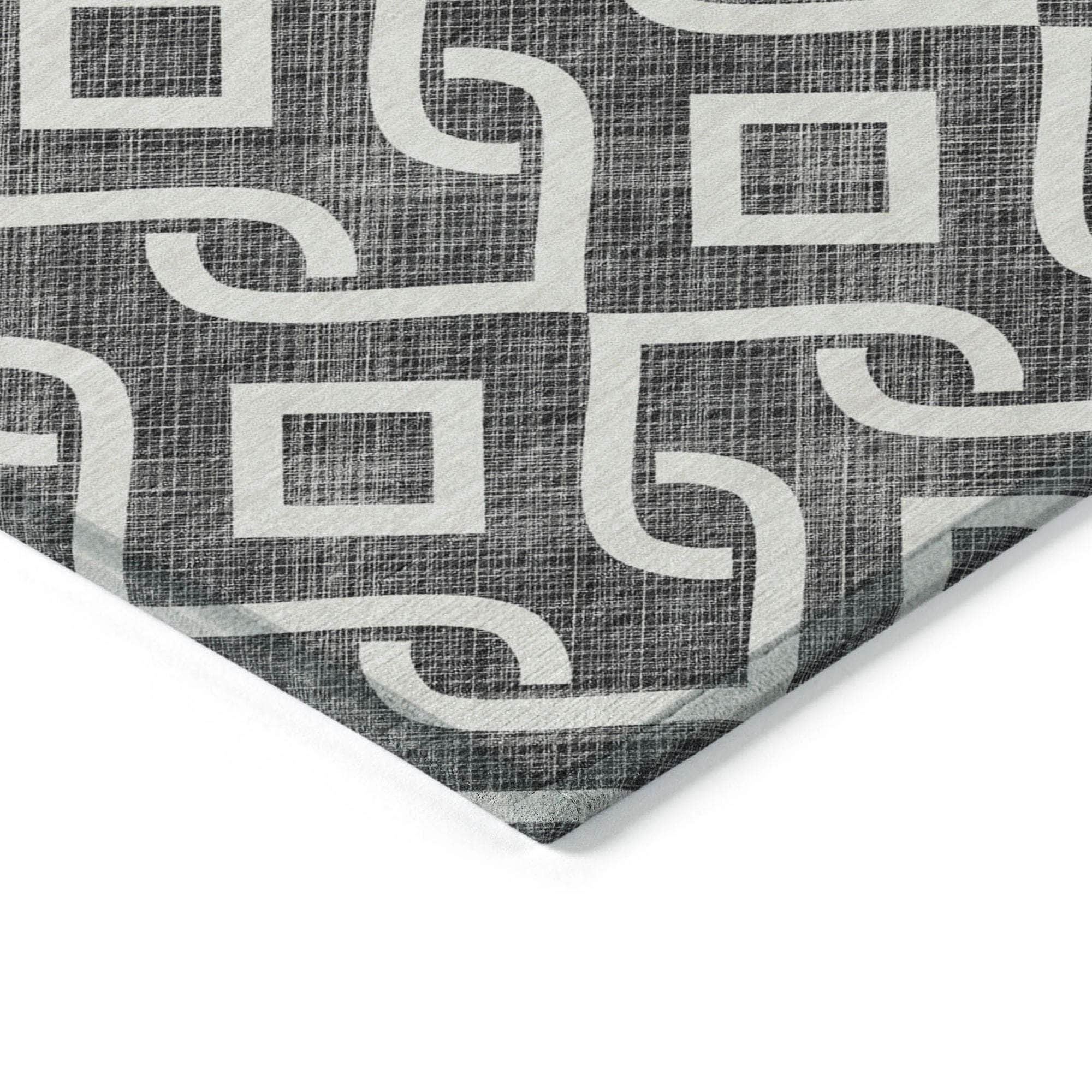 Machine Made ACN621 Black Rugs