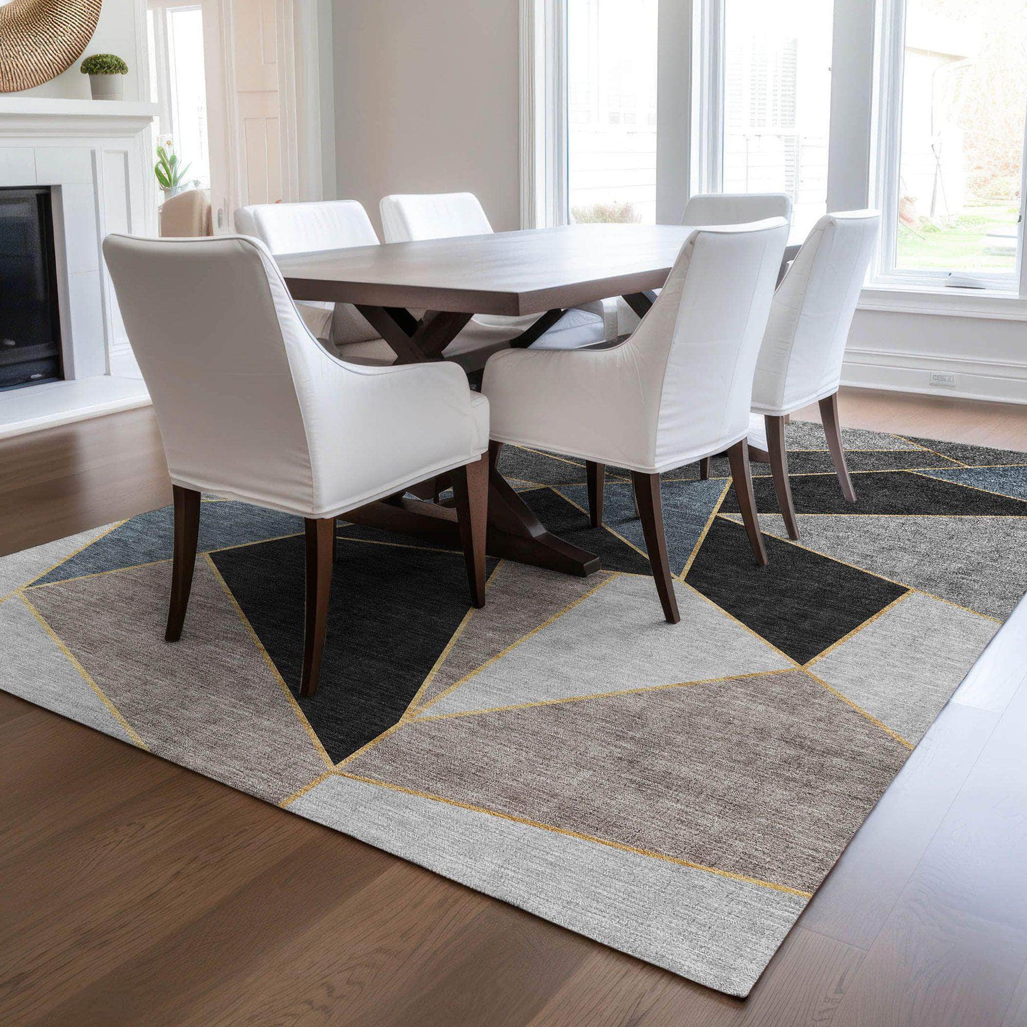 Machine Made ACN636 Blue Rugs #color_blue