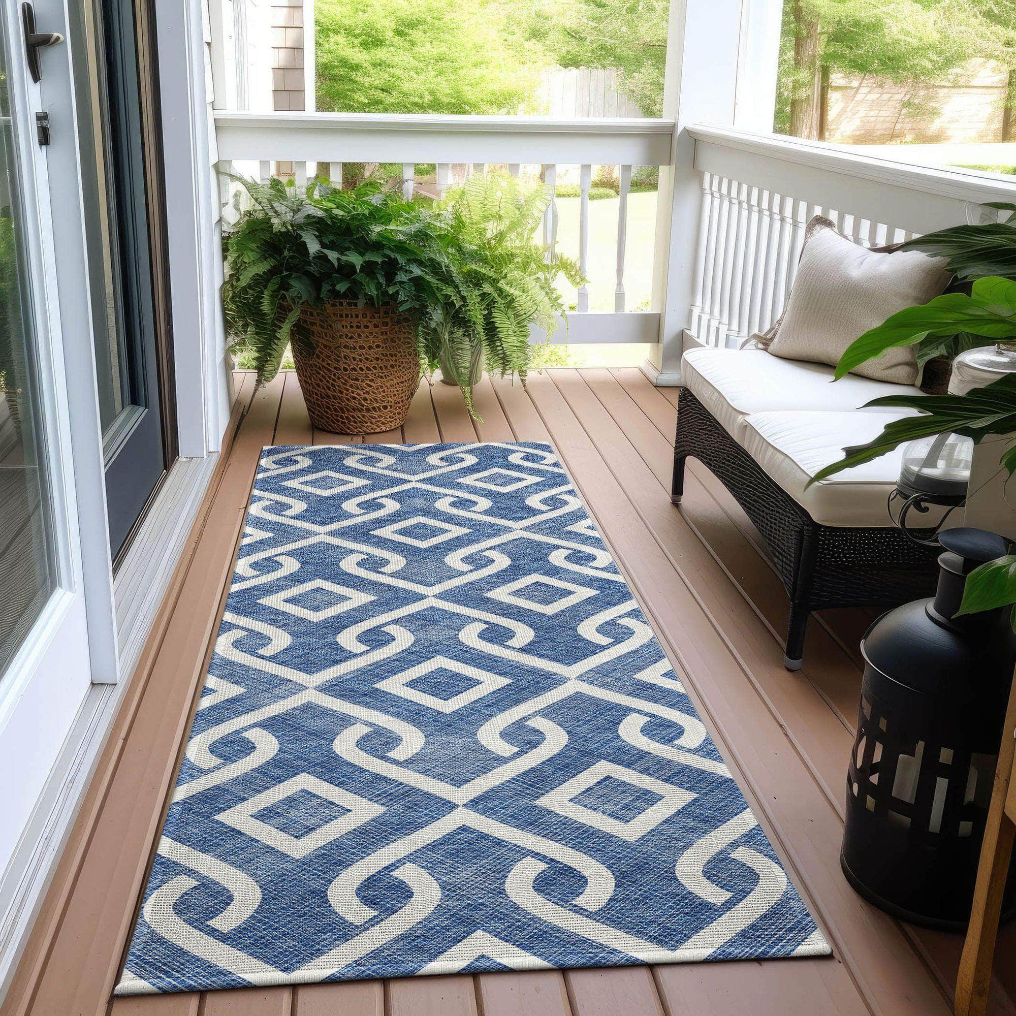 Machine Made ACN621 Blue Rugs #color_blue