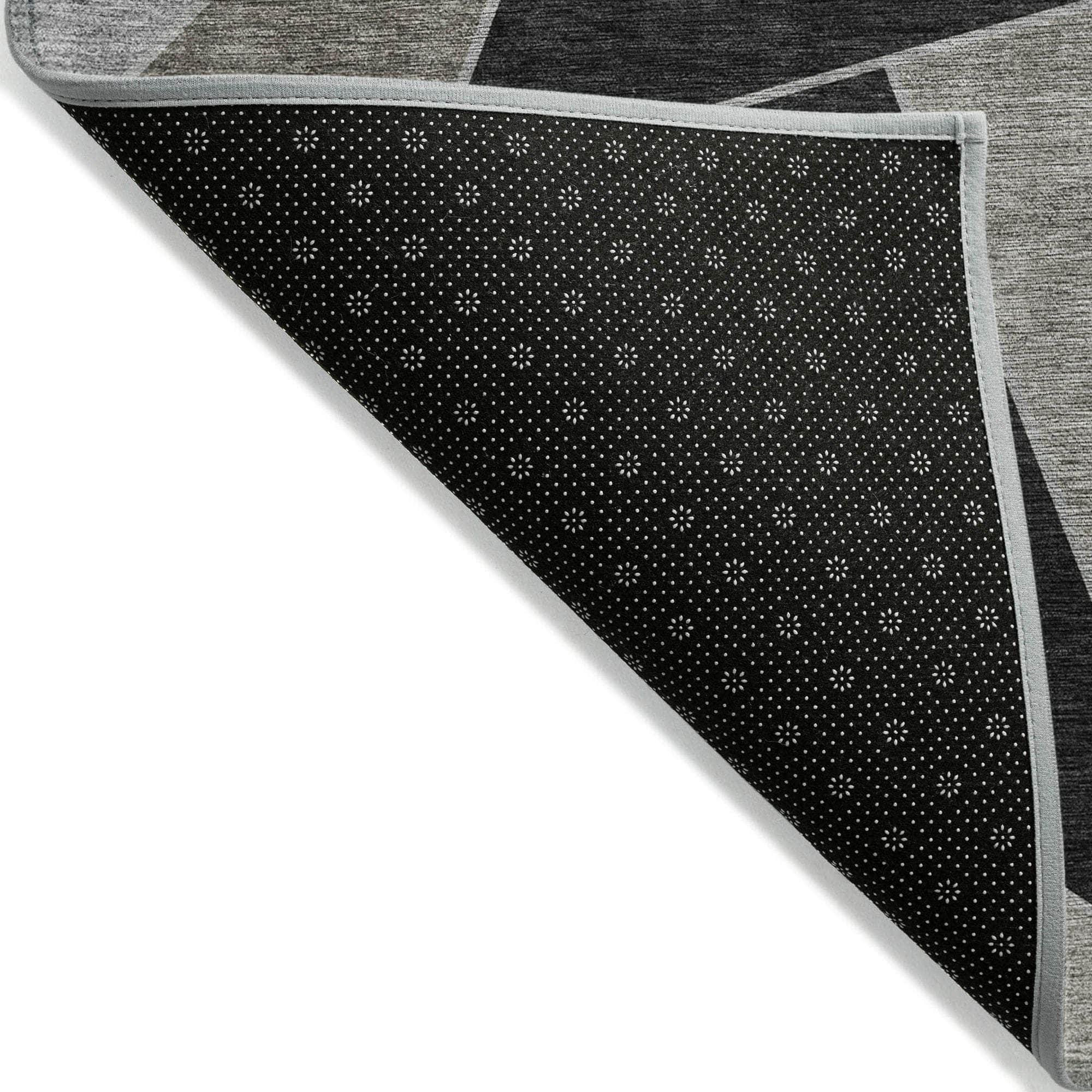 Machine Made ACN636 Coffee Brown Rugs