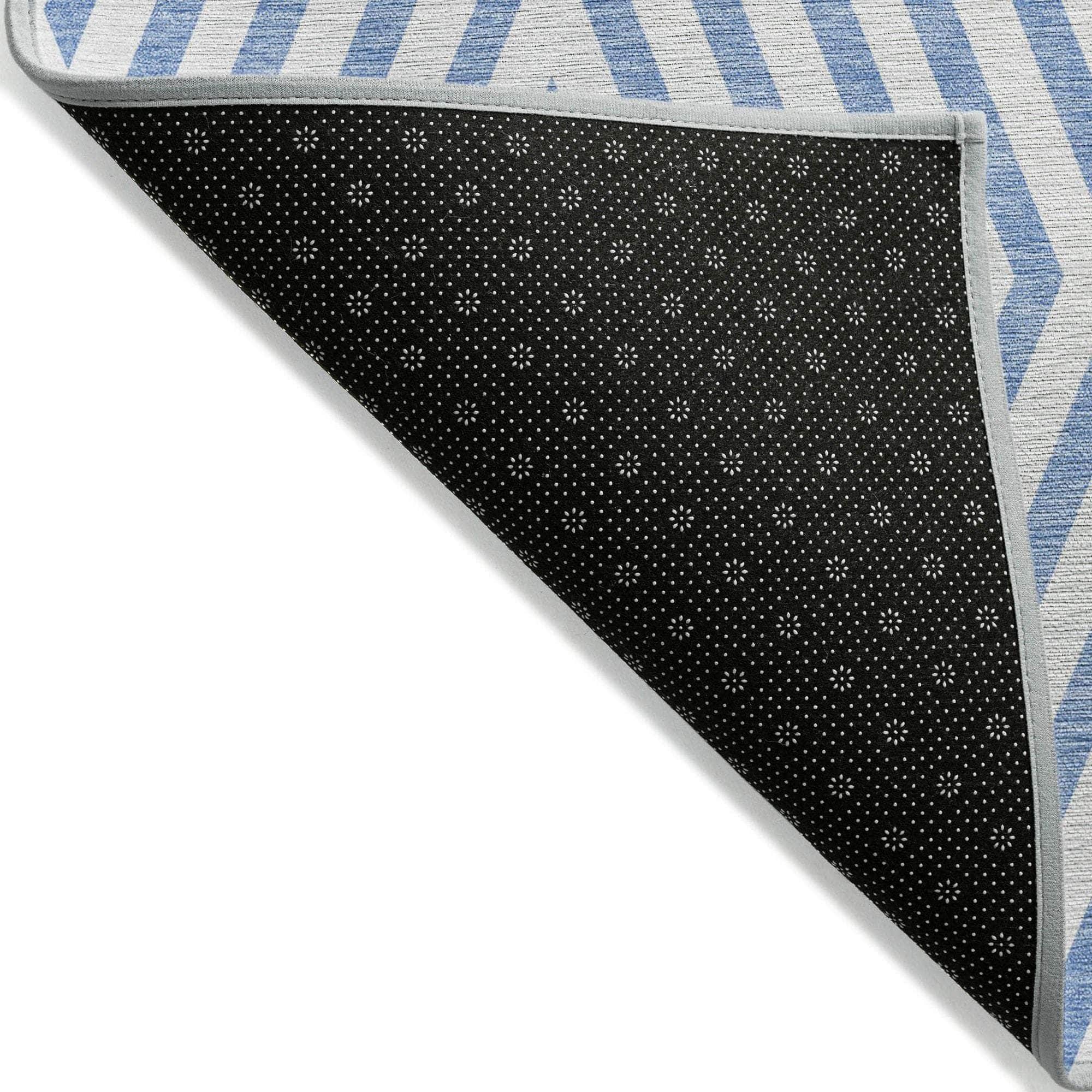 Machine Made ACN550 Denim Blue Rugs