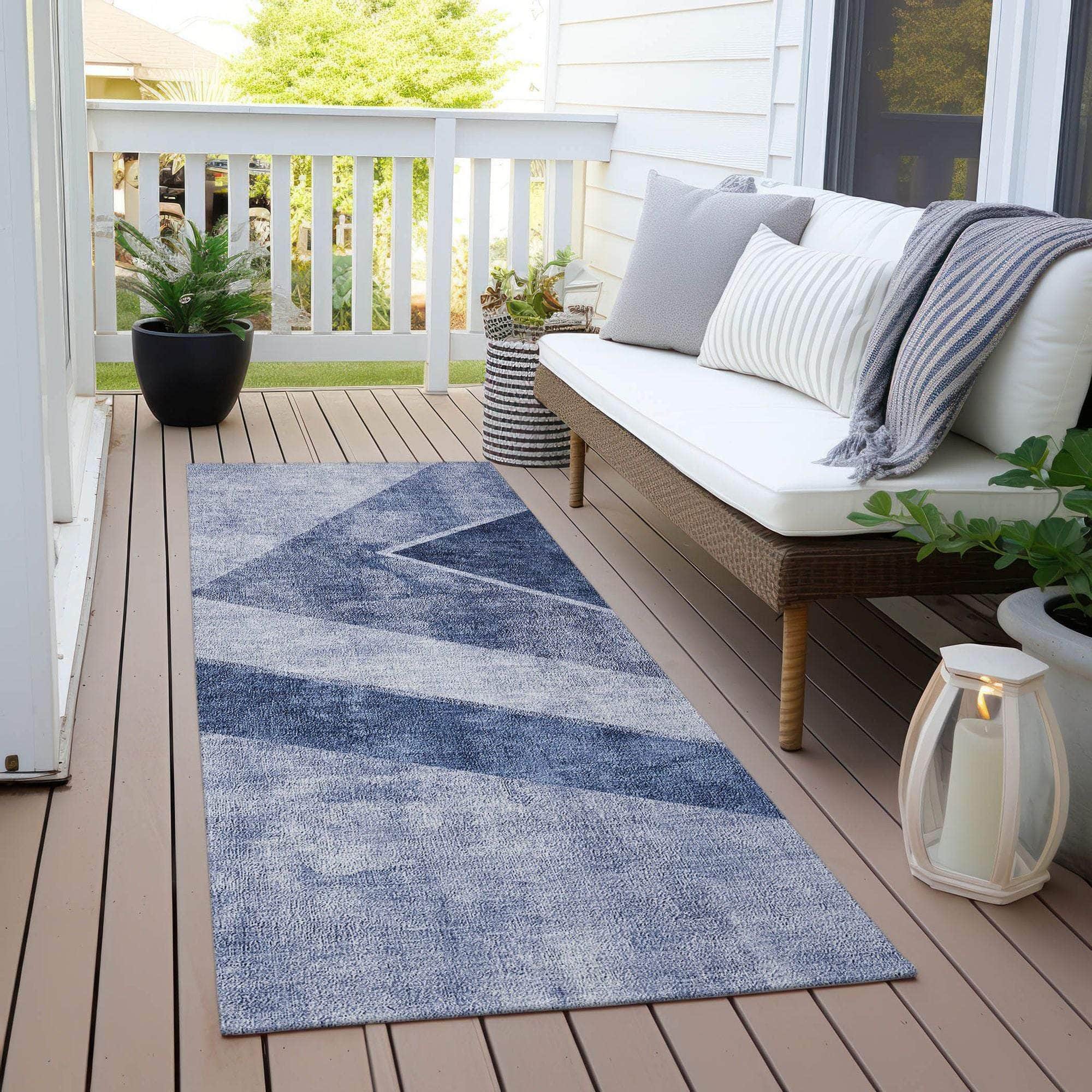 Machine Made ACN671 Blue Rugs #color_blue