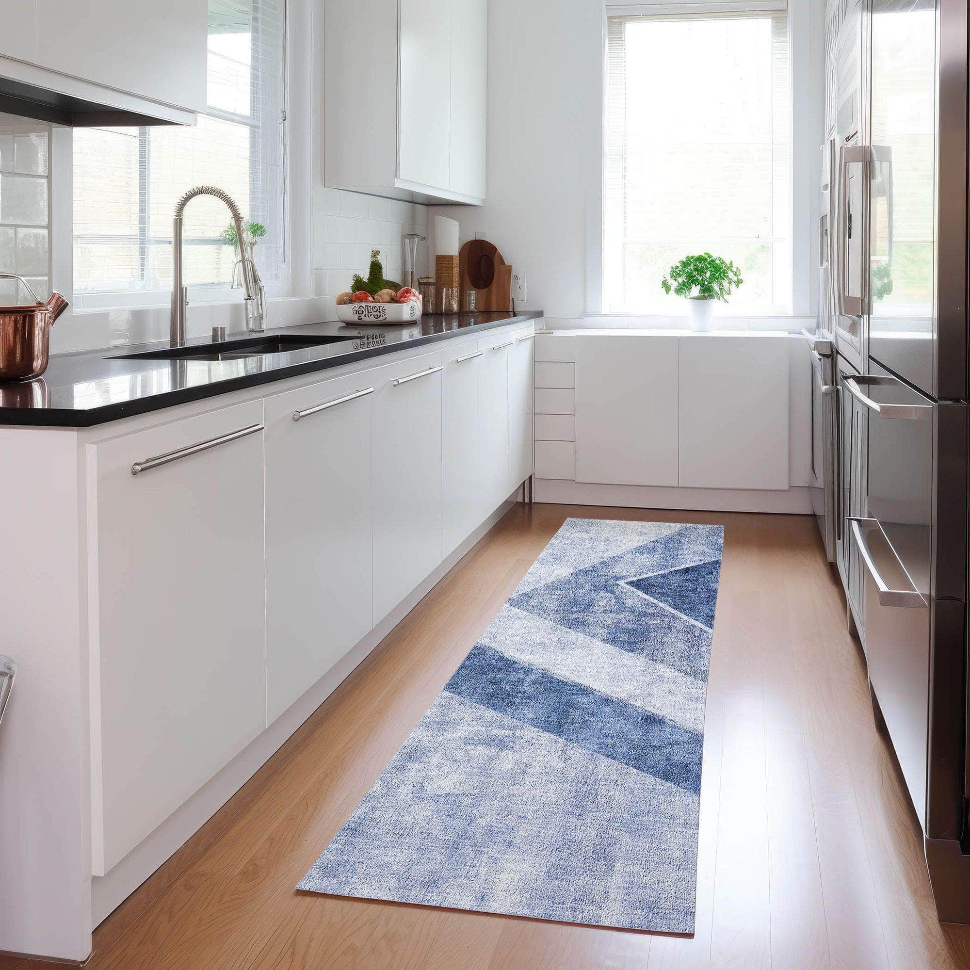 Machine Made ACN671 Blue Rugs #color_blue