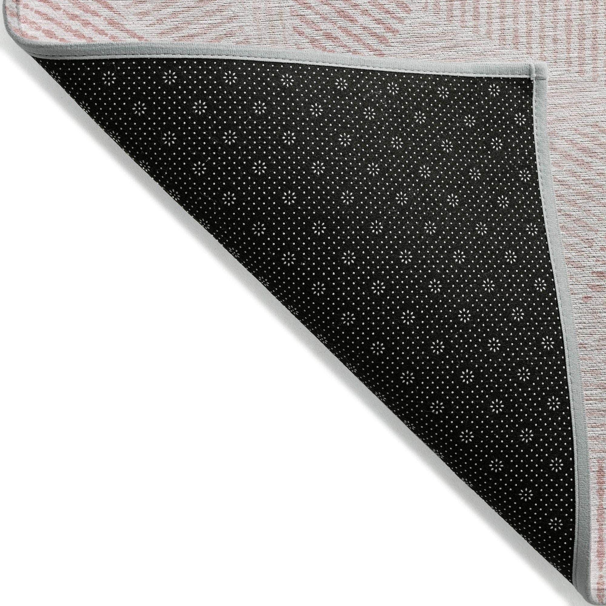 Machine Made ACN618 Blush Pink Rugs