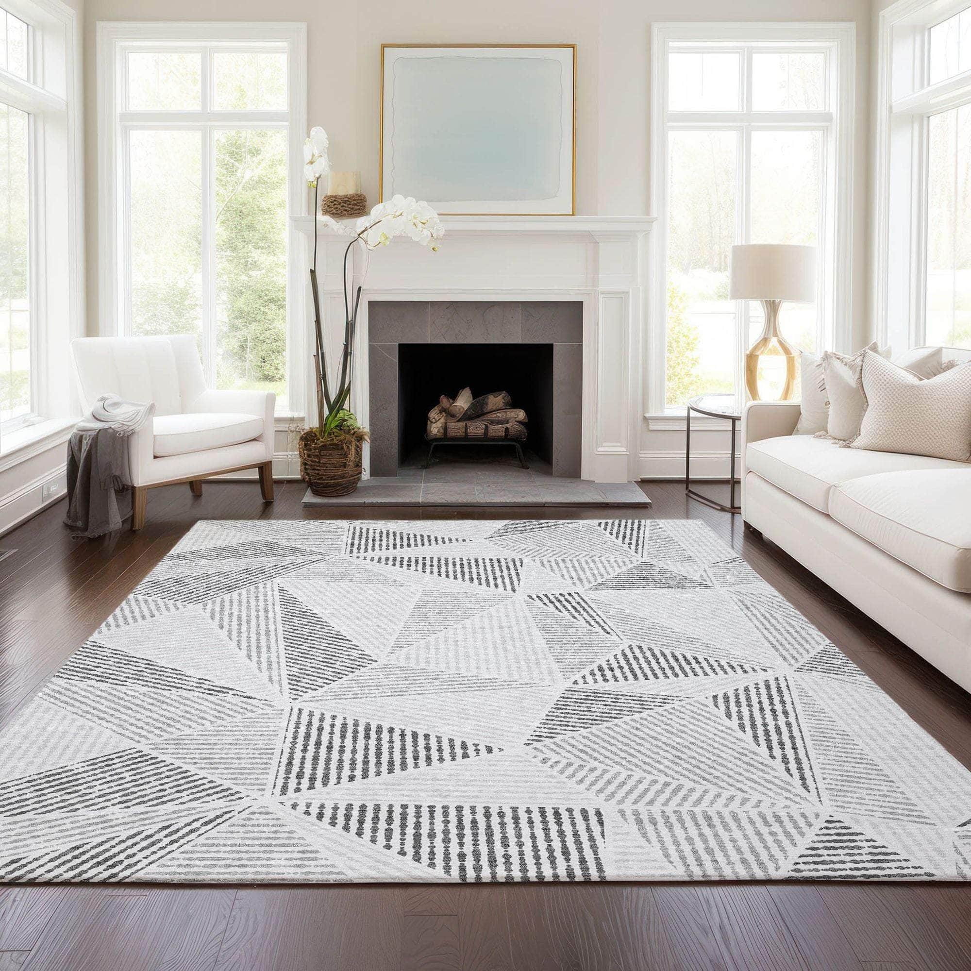 Machine Made ACN618 Gray Rugs #color_gray