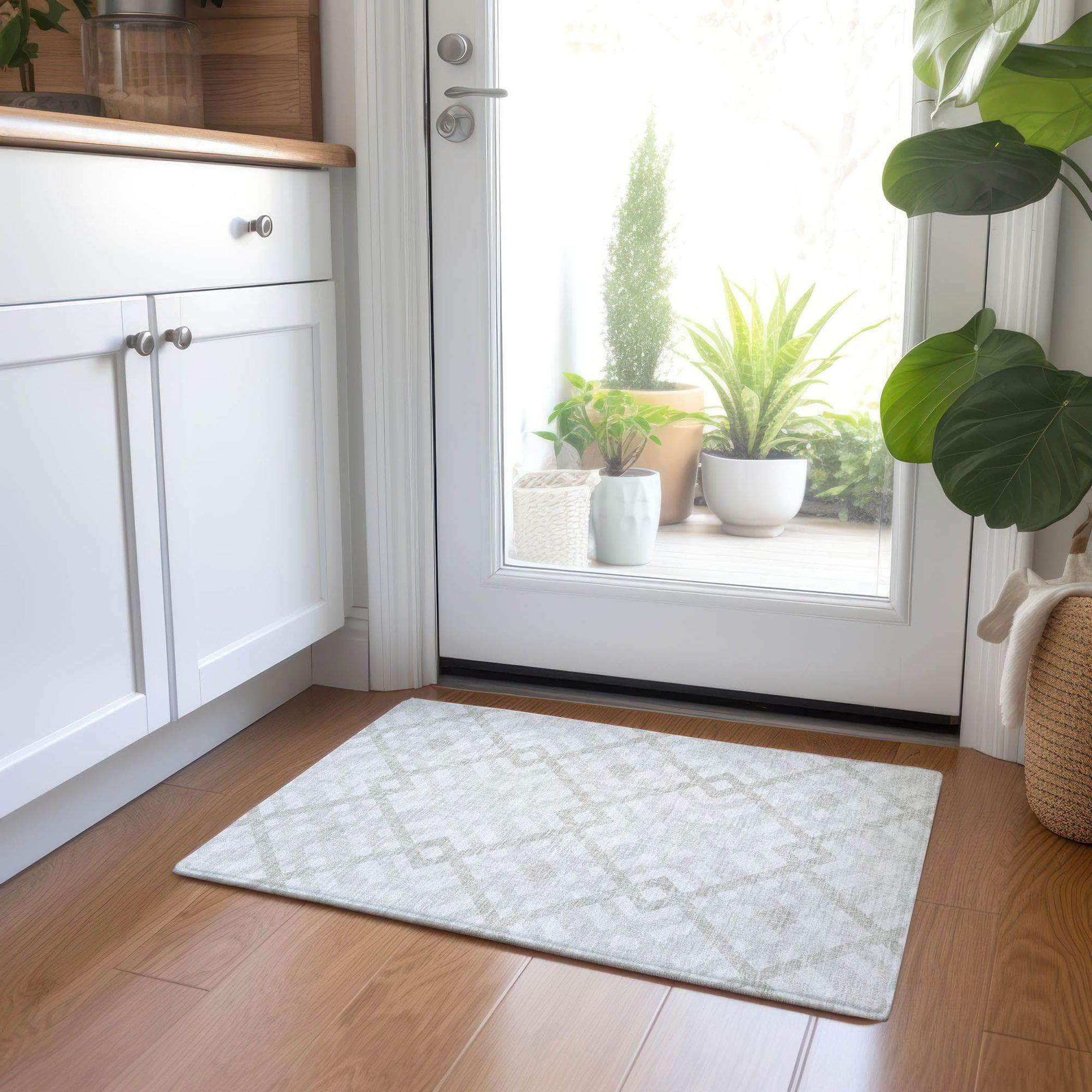 Machine Made ACN616 Ivory Rugs #color_ivory