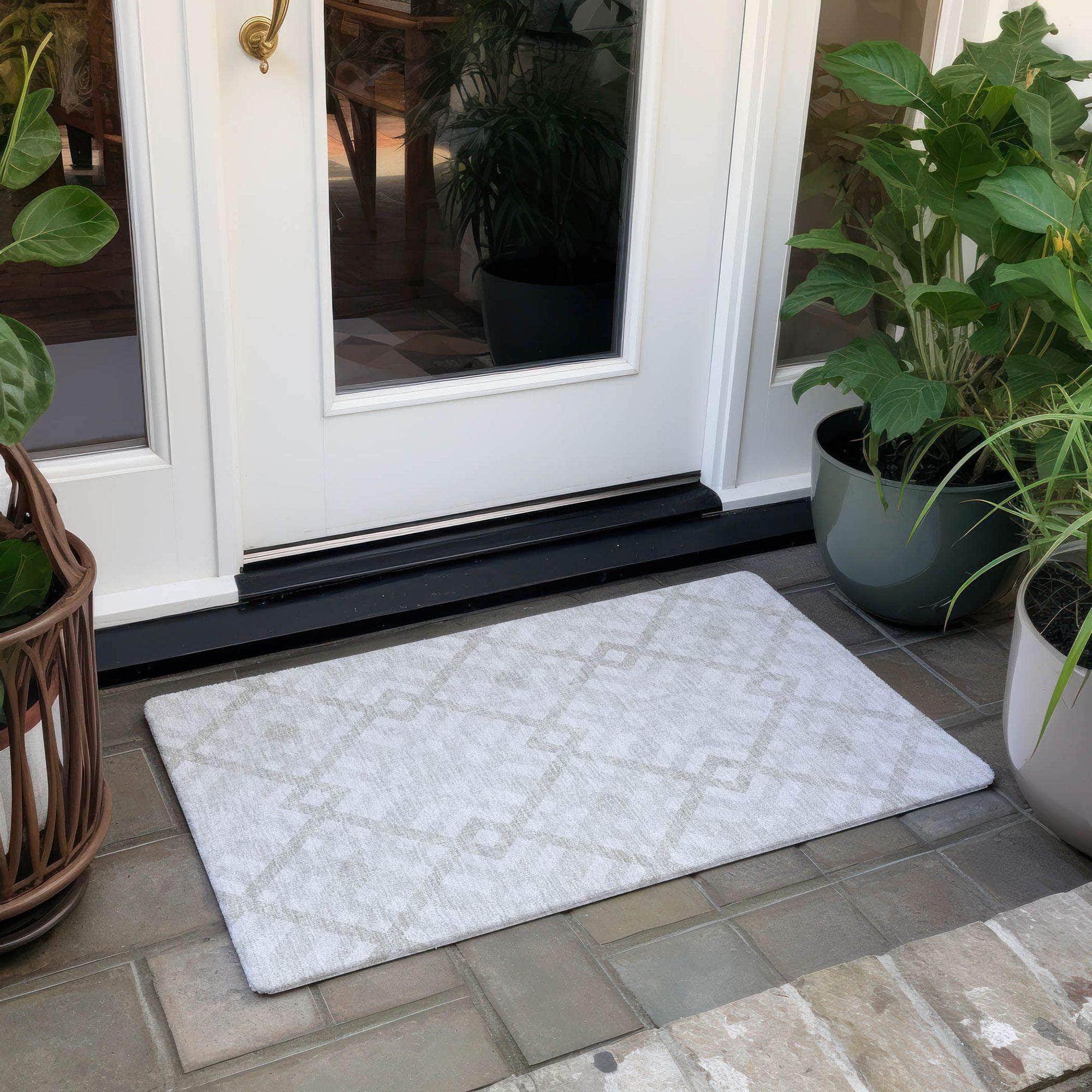Machine Made ACN616 Ivory Rugs #color_ivory