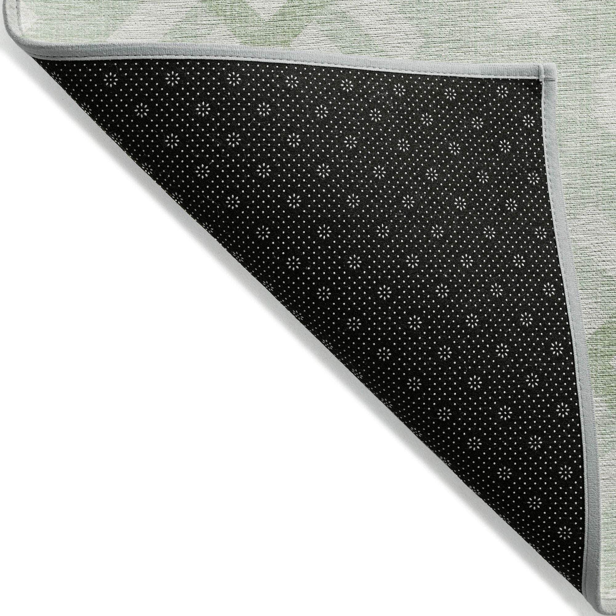 Machine Made ACN616 Mint Green Rugs