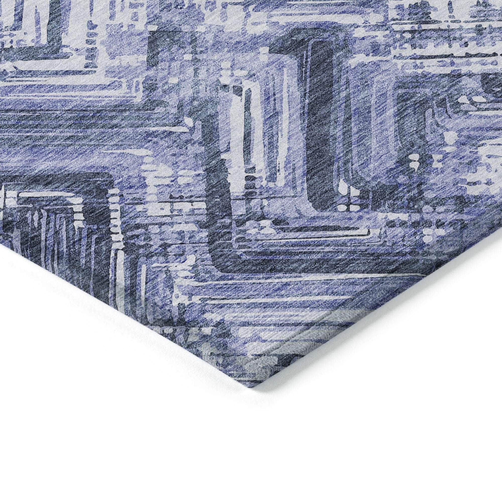 Machine Made ACN630 Blue Rugs #color_blue