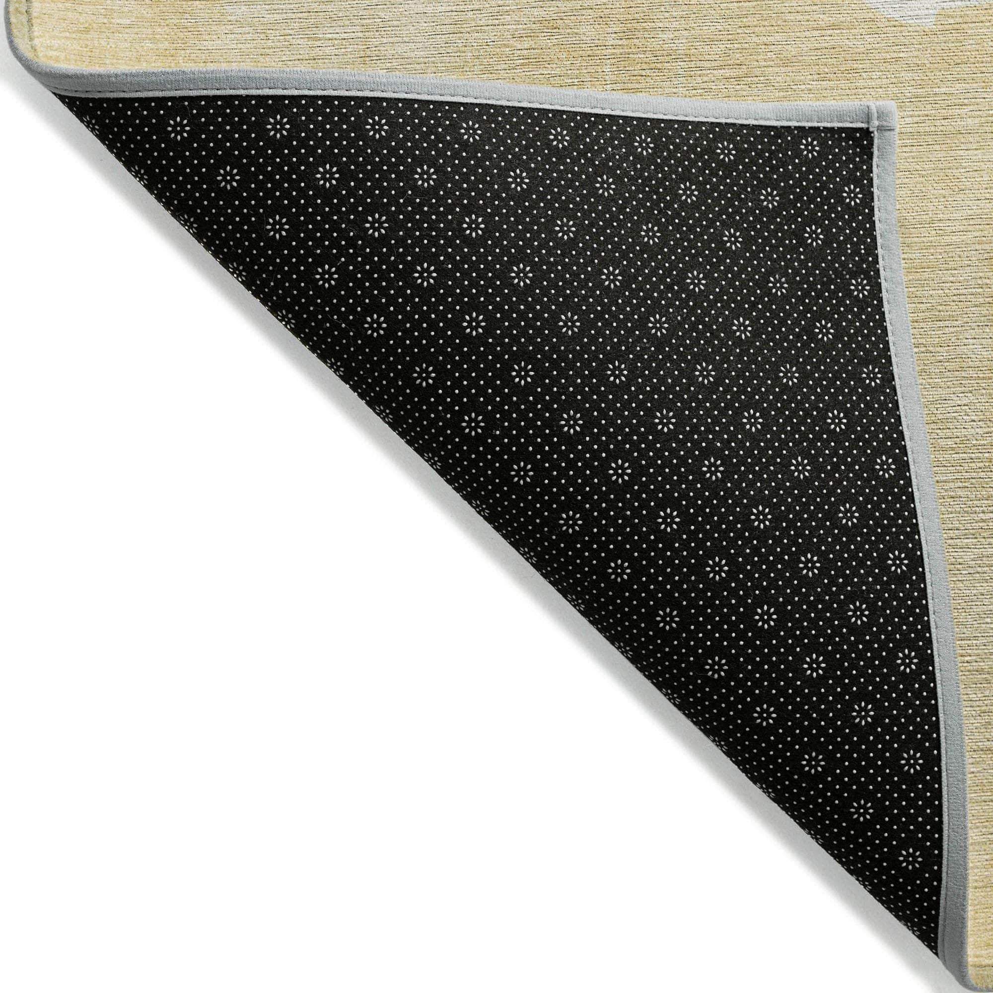 Machine Made ACN627 Gold Rugs #color_gold