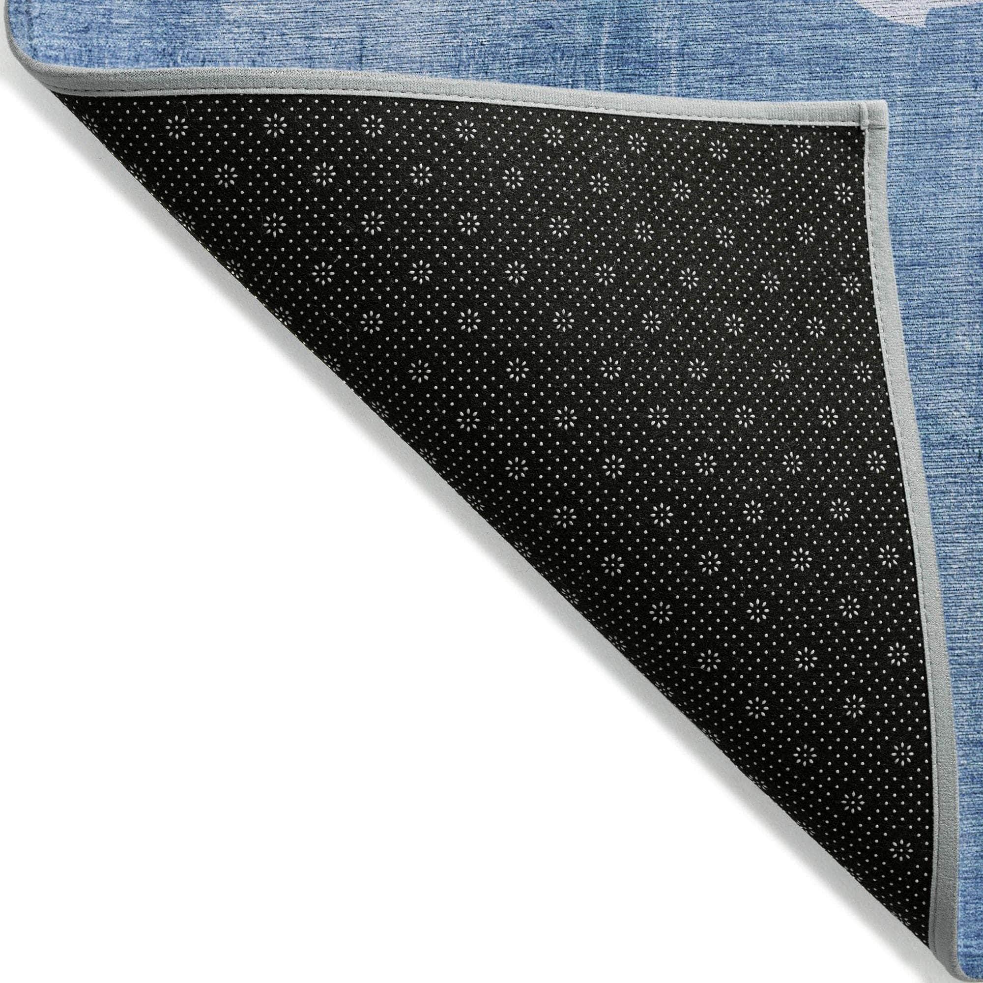 Machine Made ACN627 Blue Rugs #color_blue