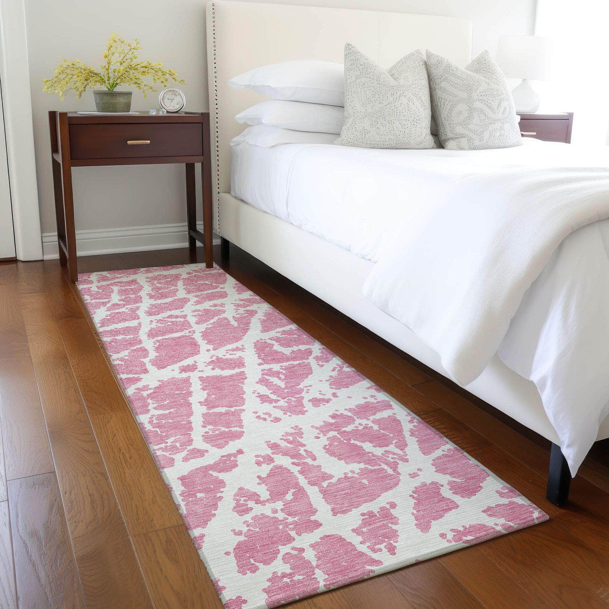 Machine Made ACN501 Pink Rugs #color_pink