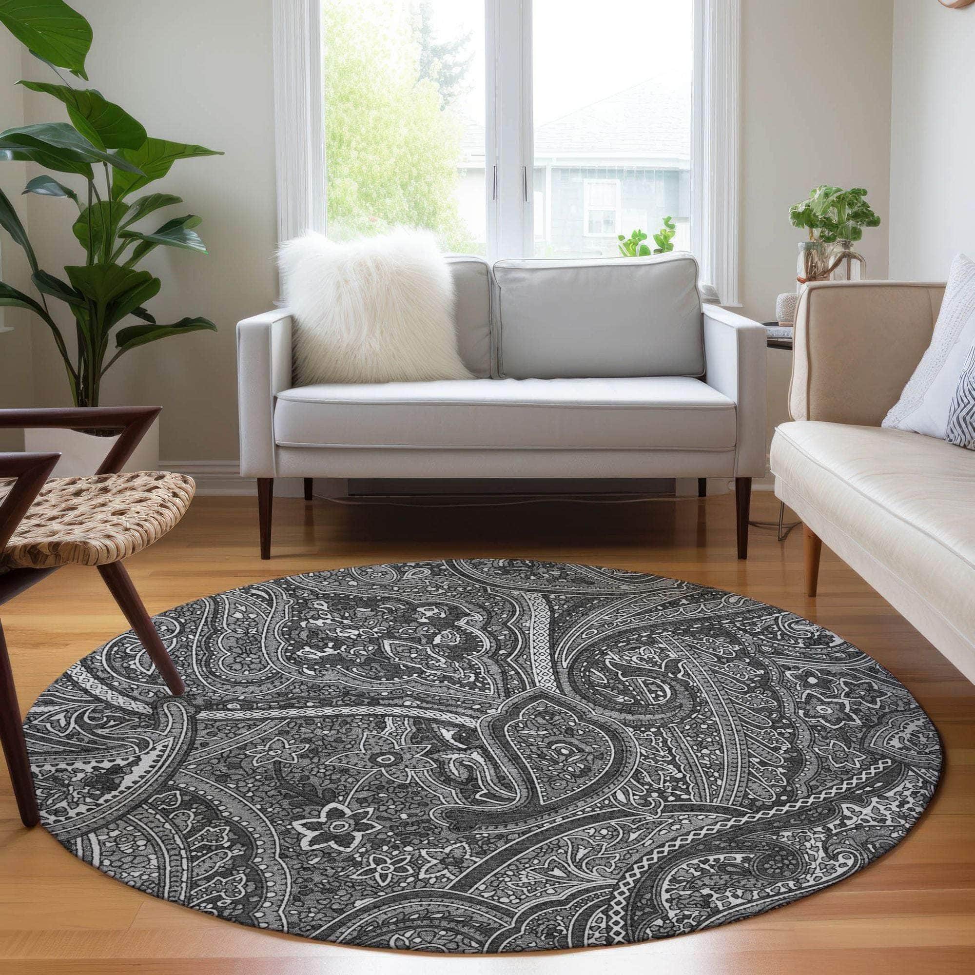 Machine Made ACN623 Gray Rugs #color_gray