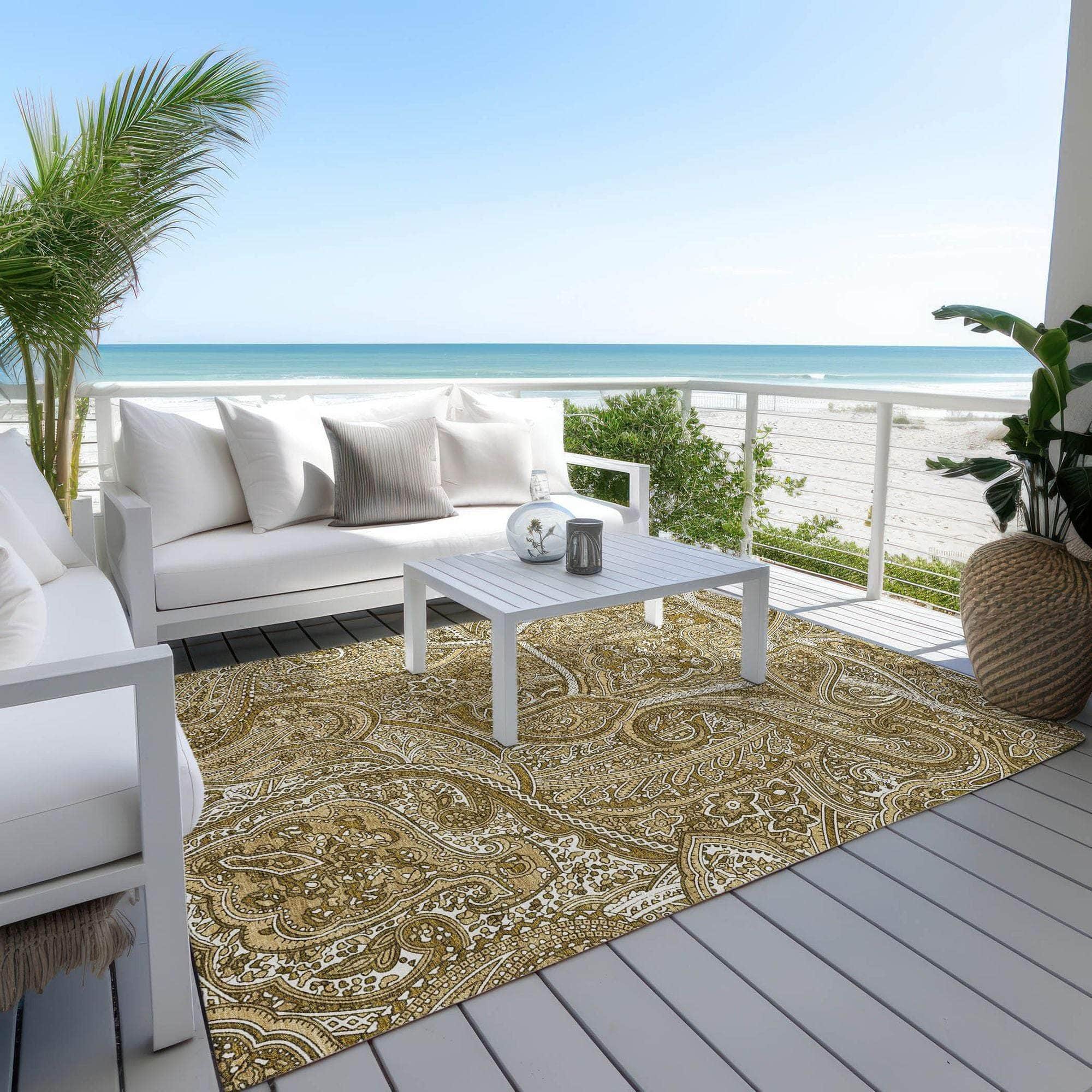 Machine Made ACN623 Brown Rugs #color_brown