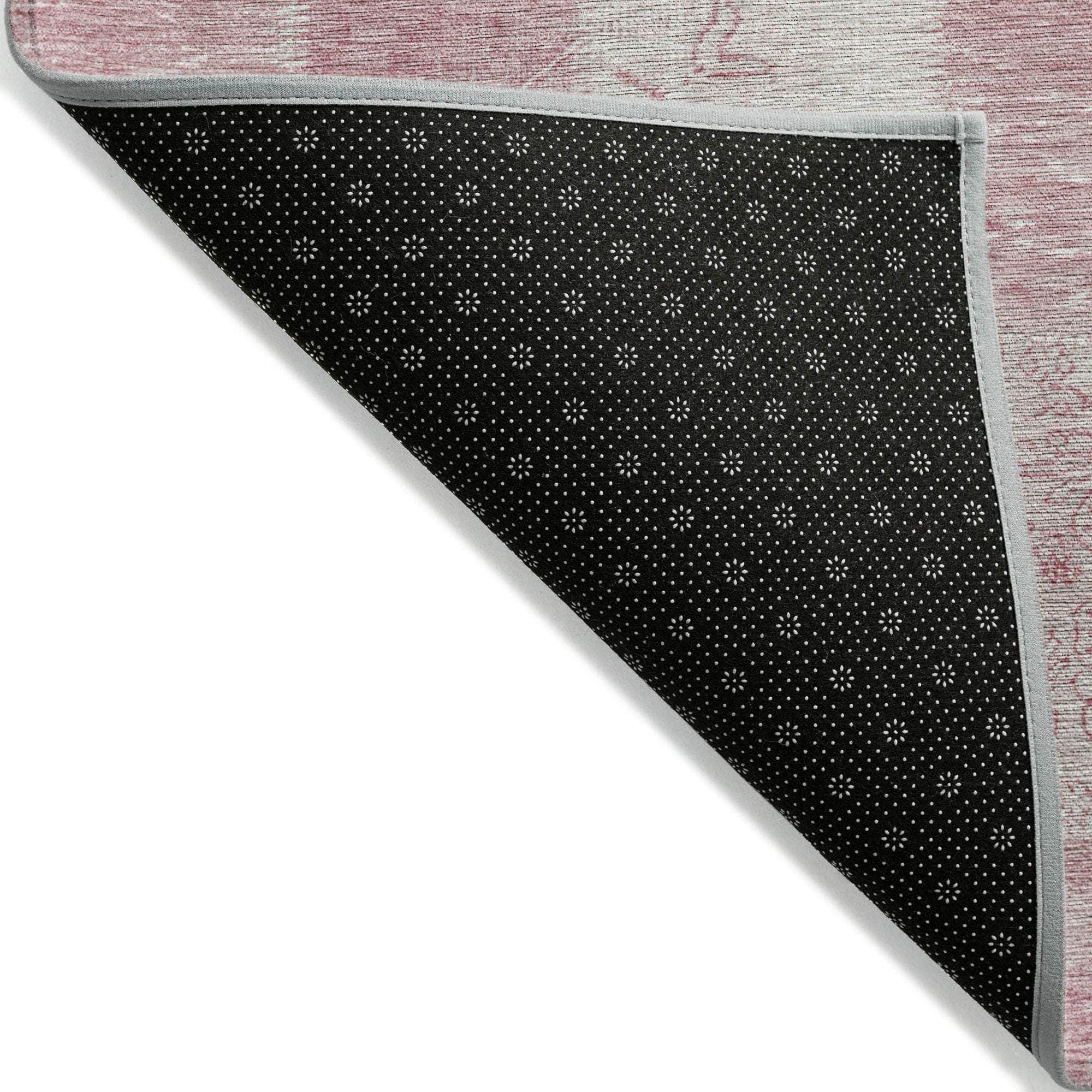 Machine Made ACN631 Pink Rugs