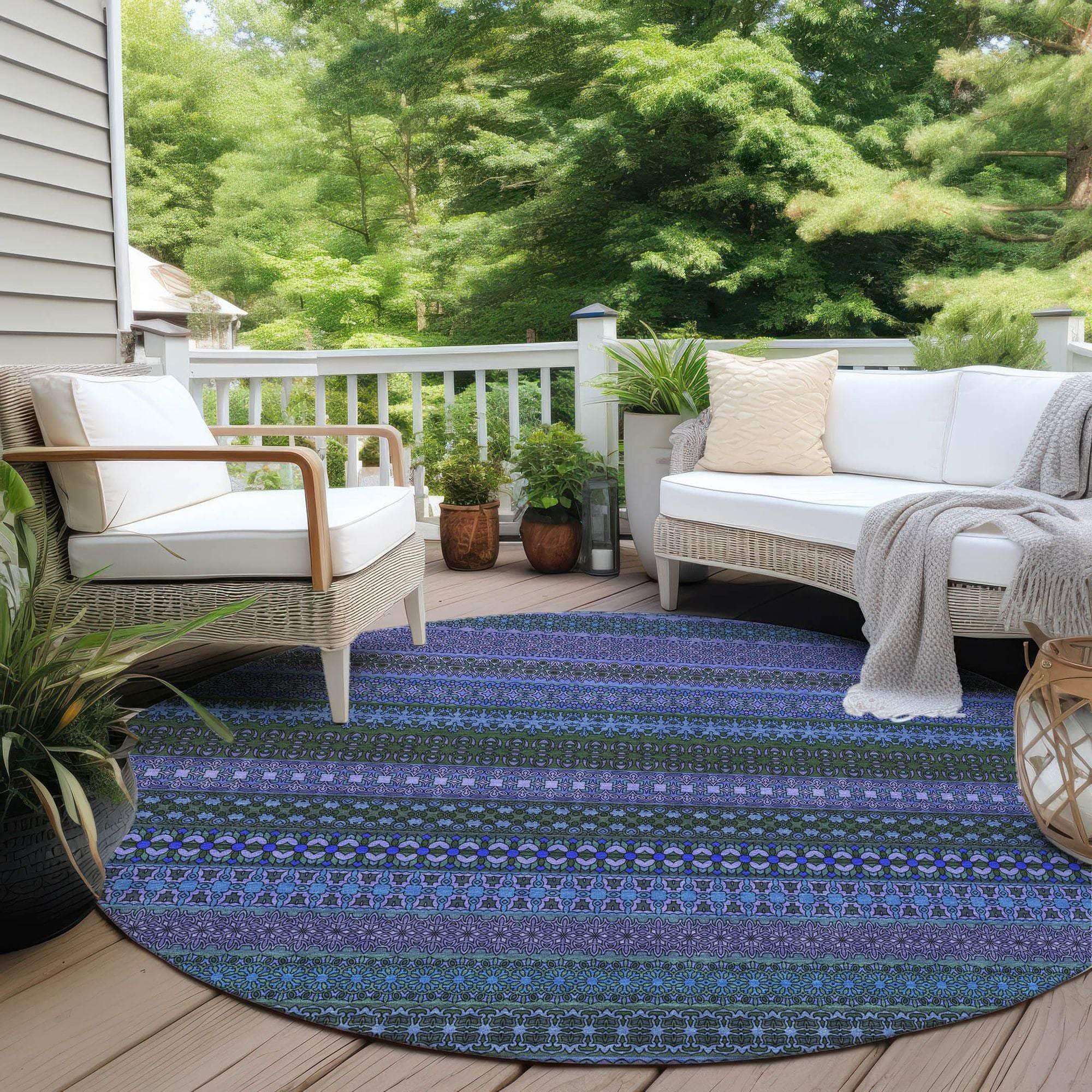 Machine Made ACN527 Blue Rugs #color_blue