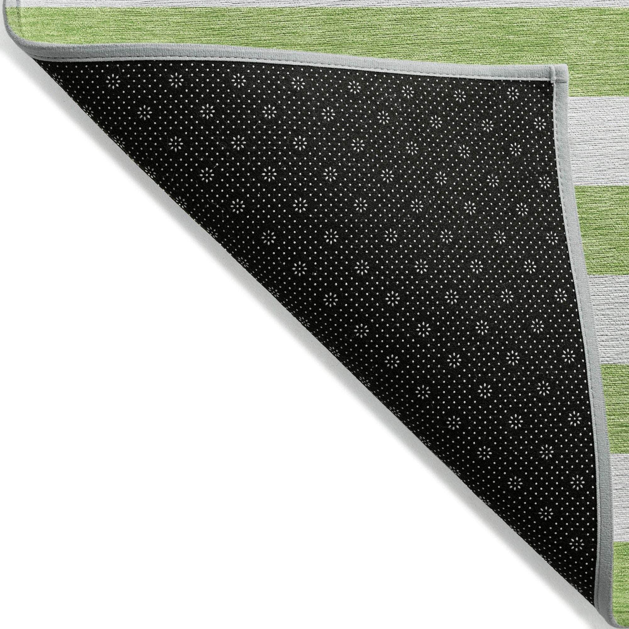 Machine Made ACN528 Lime Green Rugs