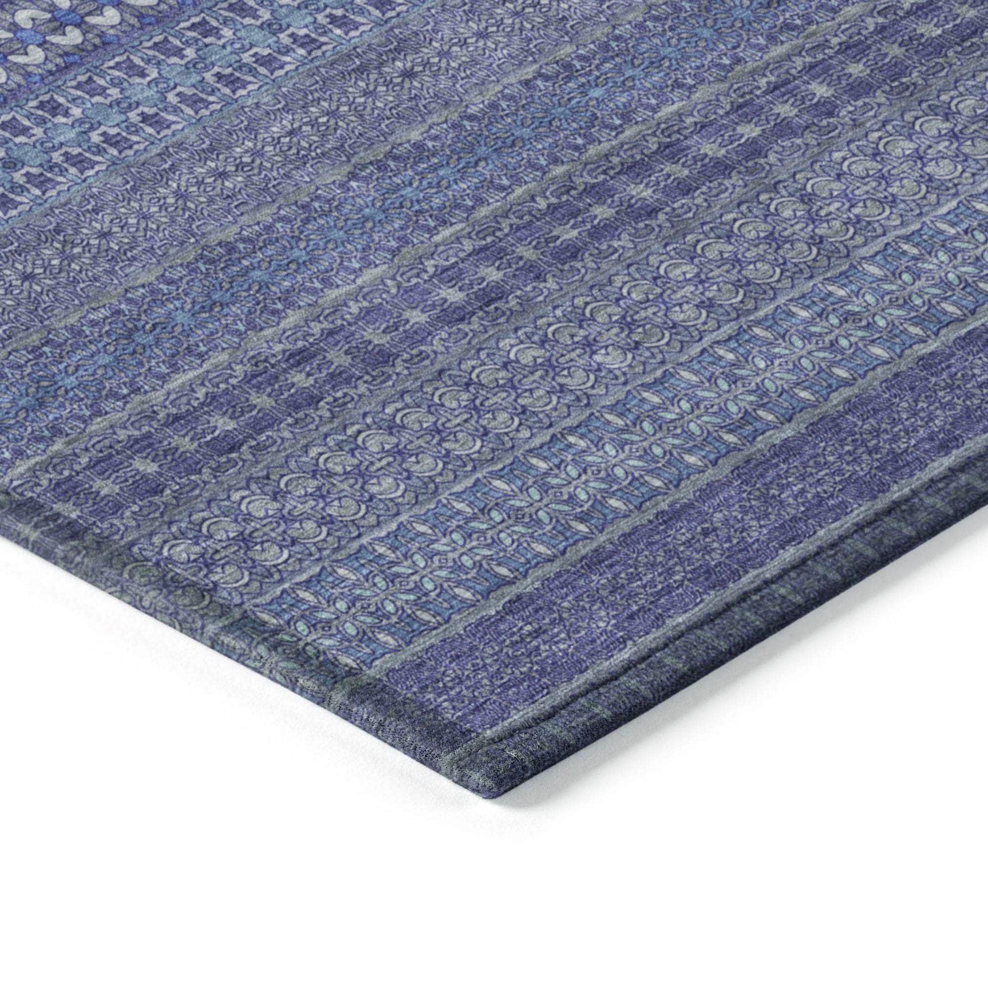 Machine Made ACN527 Navy Blue Rugs #color_navy blue