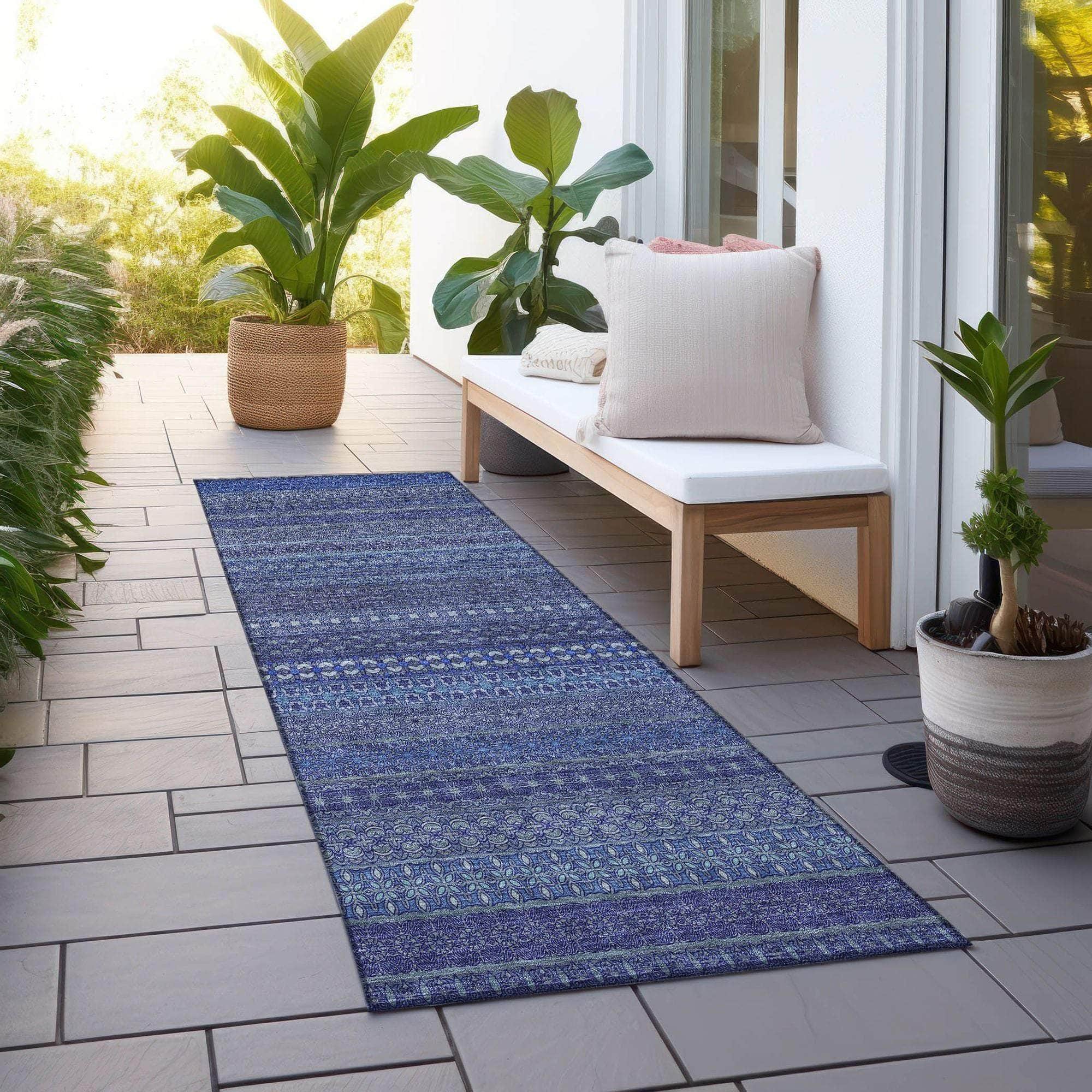 Machine Made ACN527 Navy Blue Rugs #color_navy blue