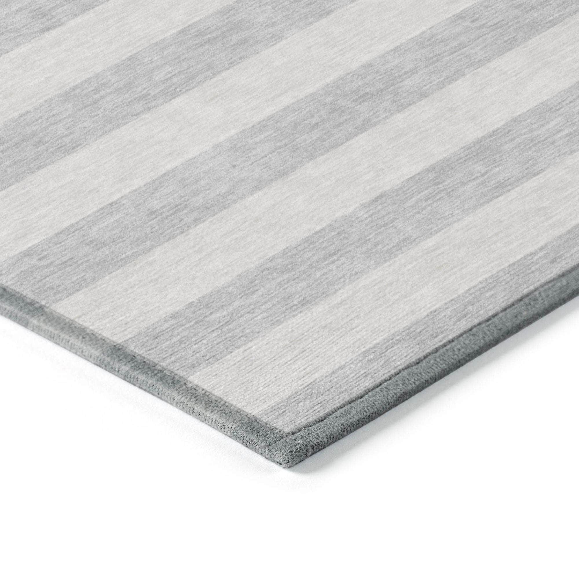 Machine Made ACN530 Pewter Gray Rugs