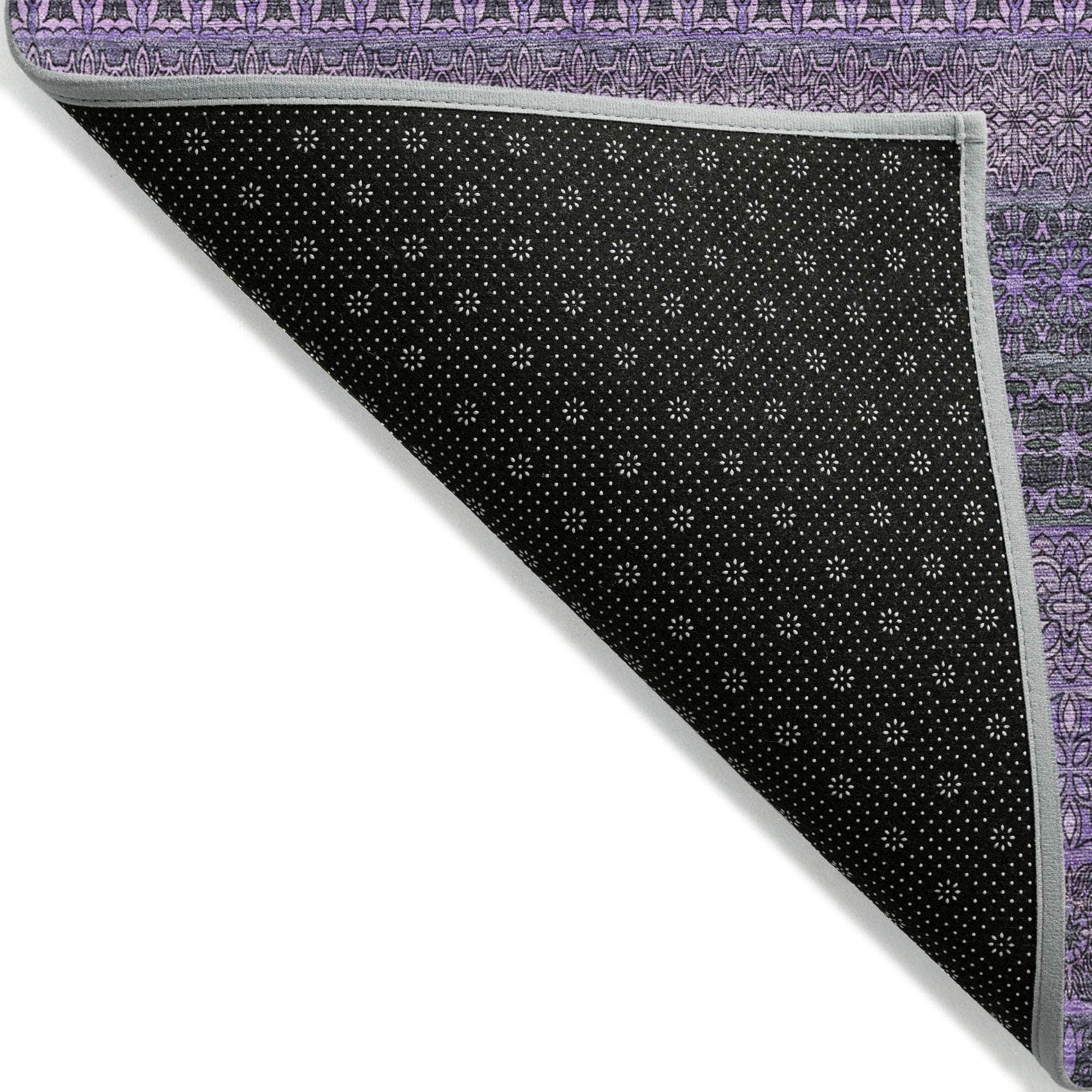 Machine Made ACN527 Purple Rugs #color_purple