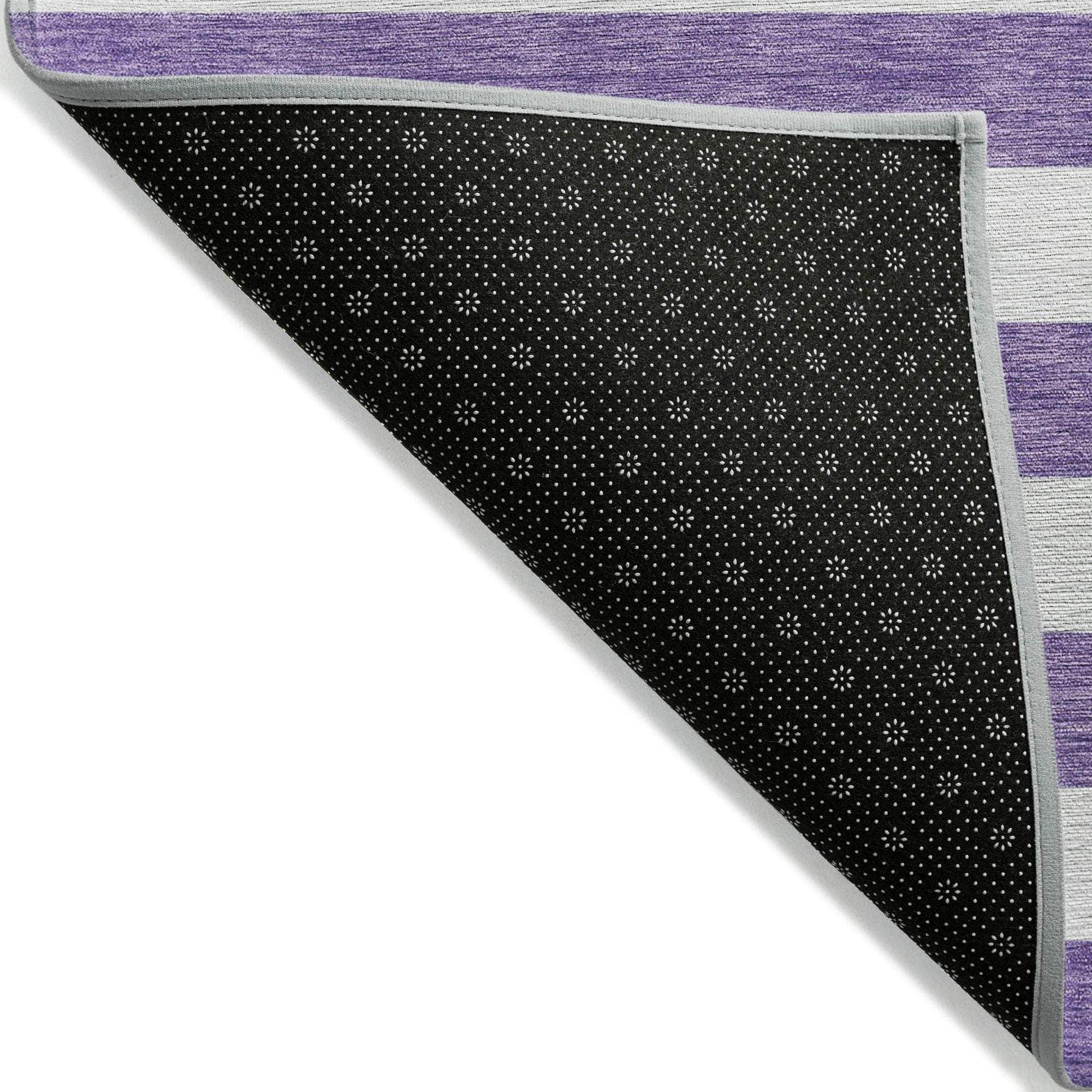 Machine Made ACN528 Purple Rugs
