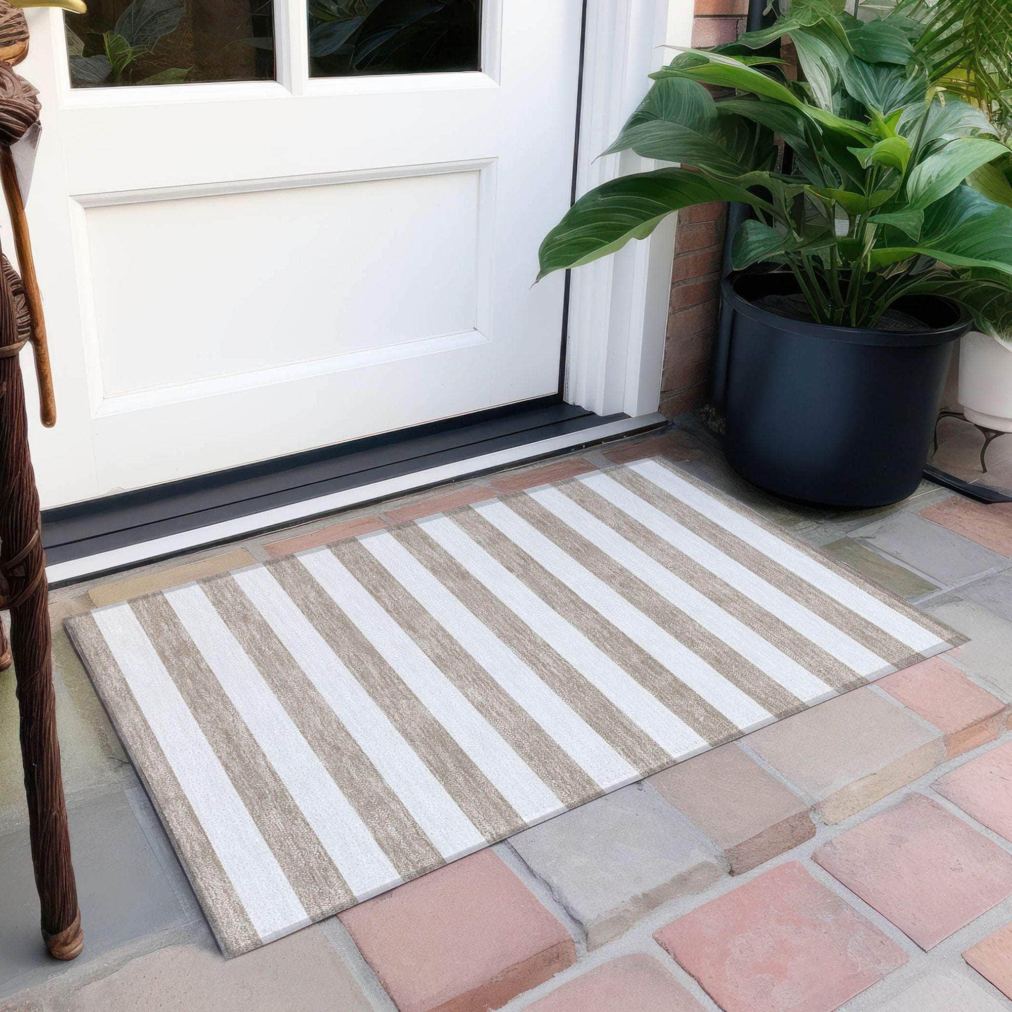 Machine Made ACN528 Taupe Brown Rugs #color_taupe brown