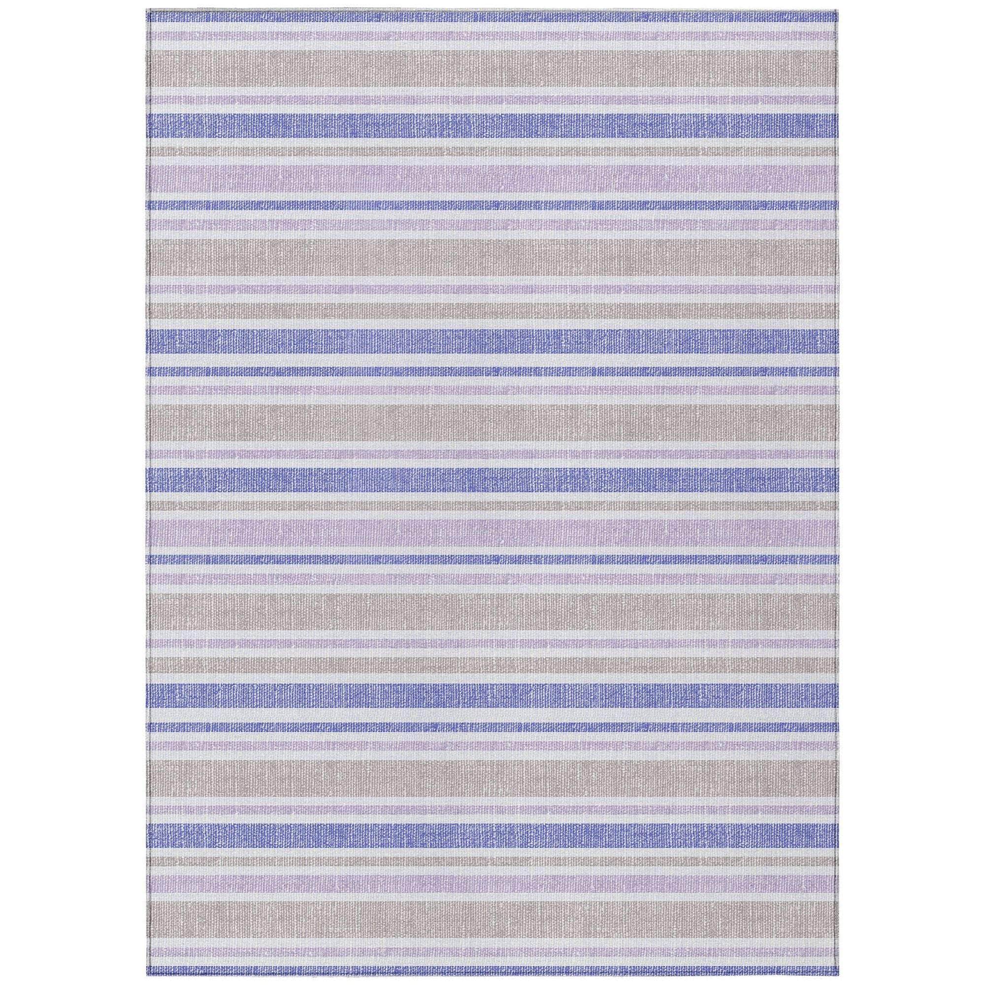 Machine Made ACN531 Navy Blue Rugs