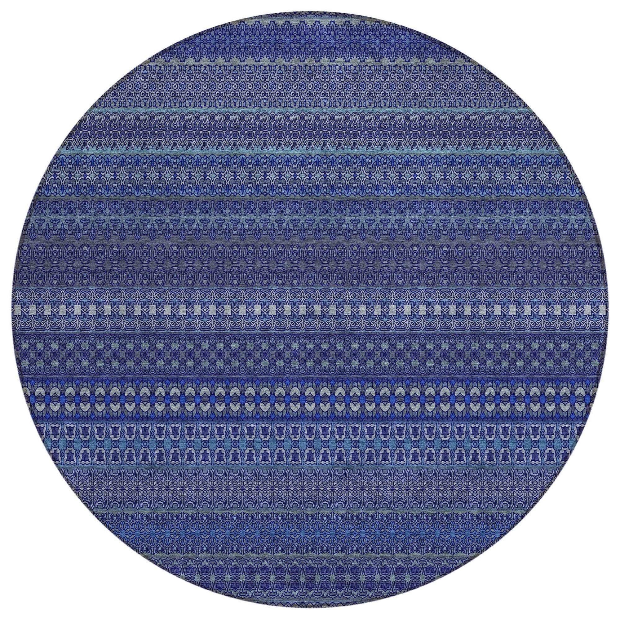Machine Made ACN527 Navy Blue Rugs #color_navy blue