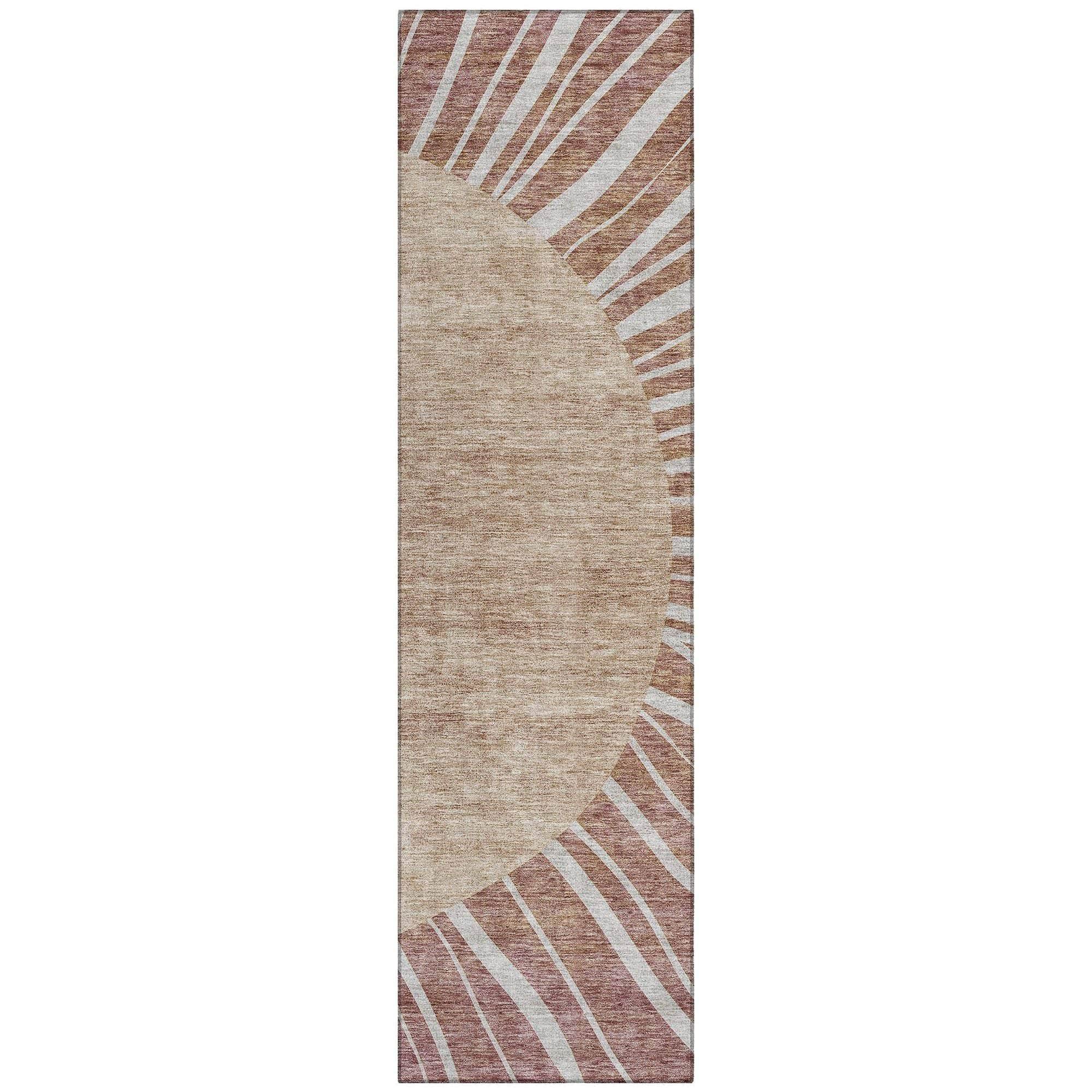 Machine Made ACN668 Paprika Orange Rugs