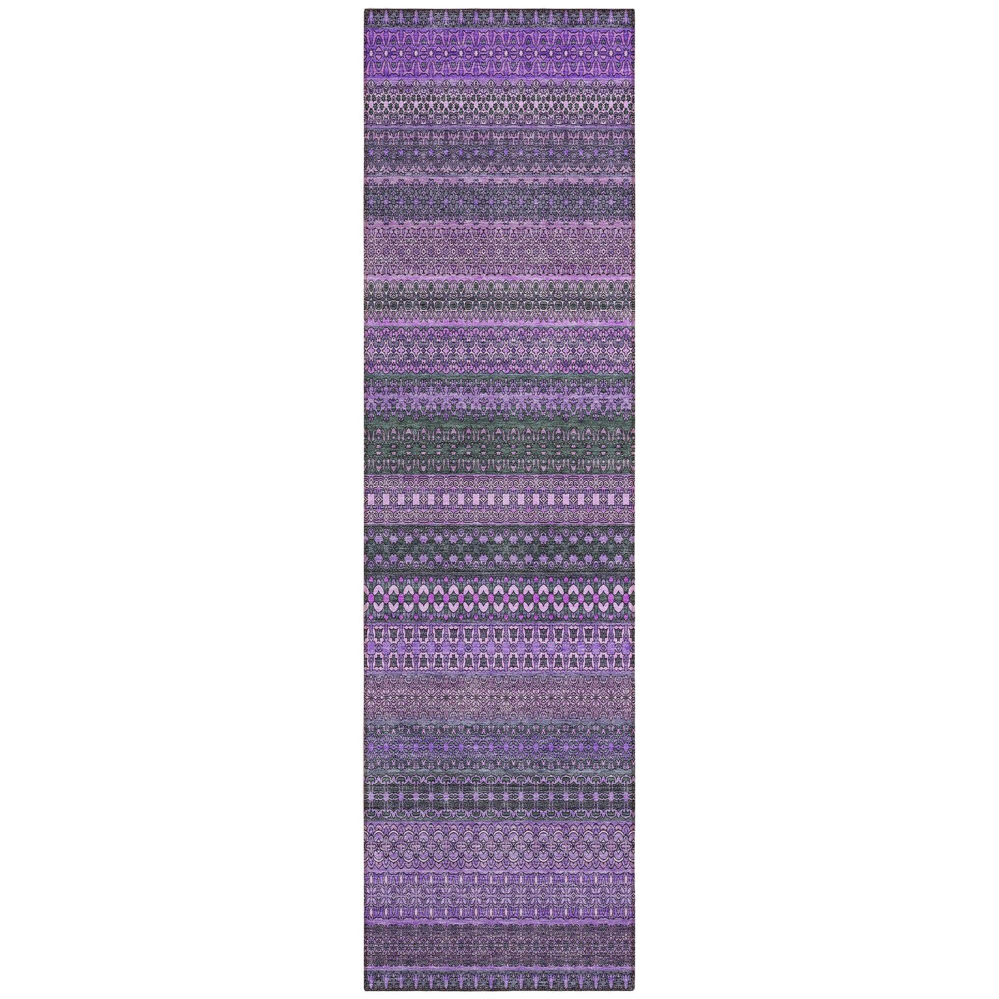 Machine Made ACN527 Purple Rugs #color_purple