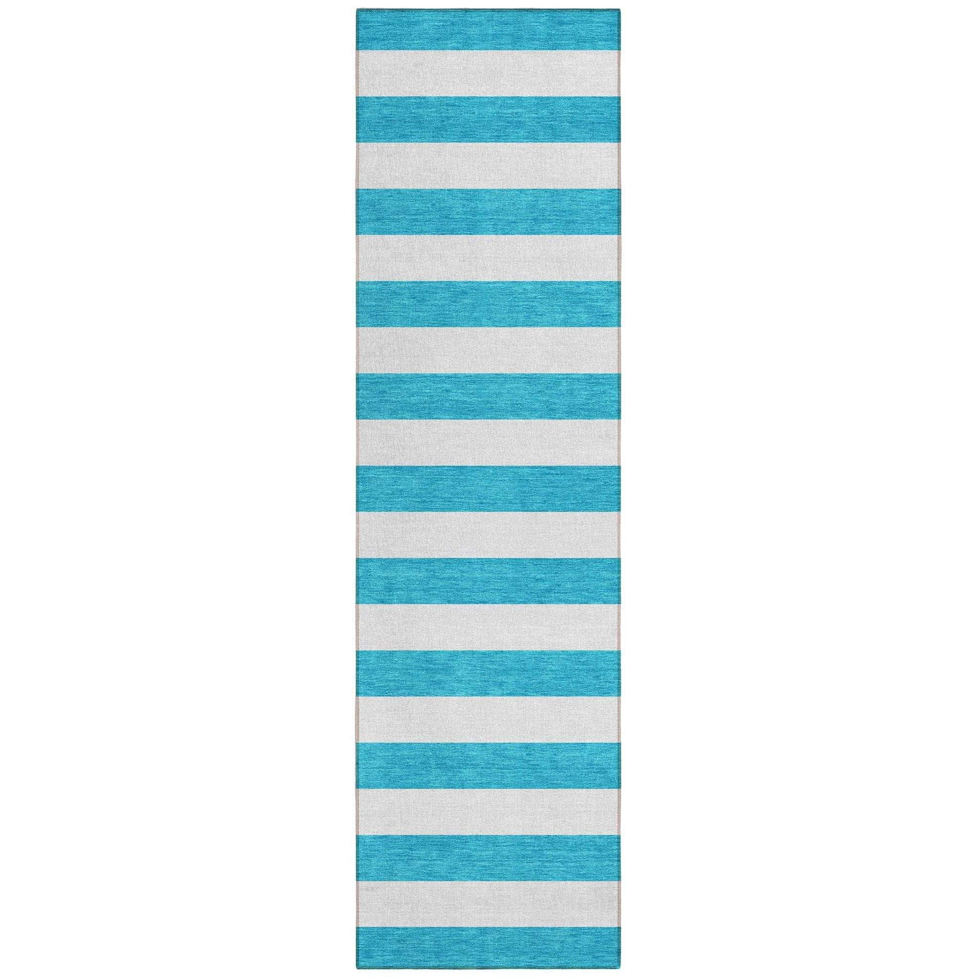 Machine Made ACN528 Teal Rugs