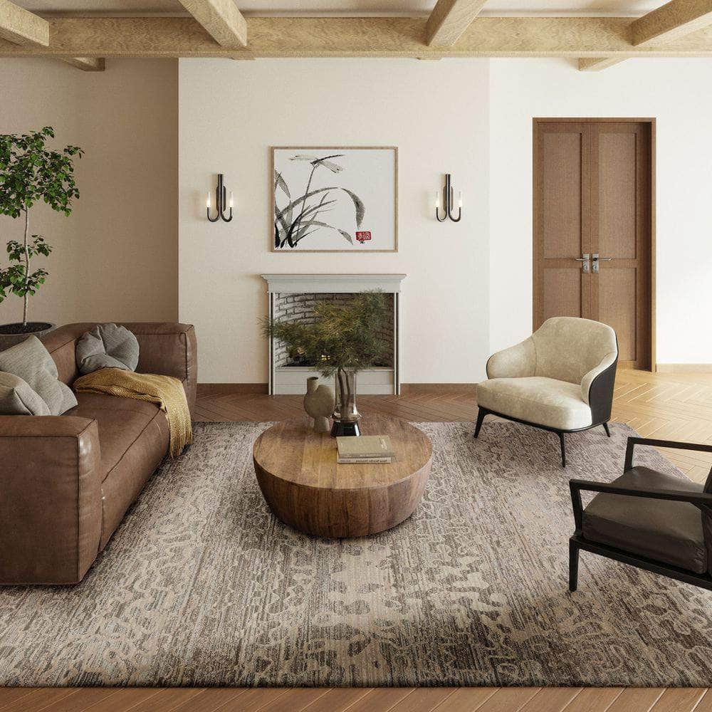 Denizi DZ6 Silver Gray Area Rug #color_silver gray
