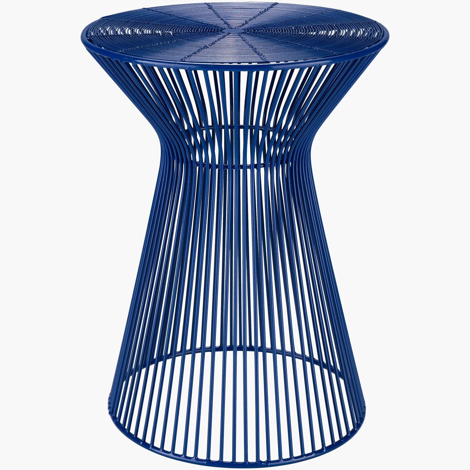 Fife End Table in Dark Blue