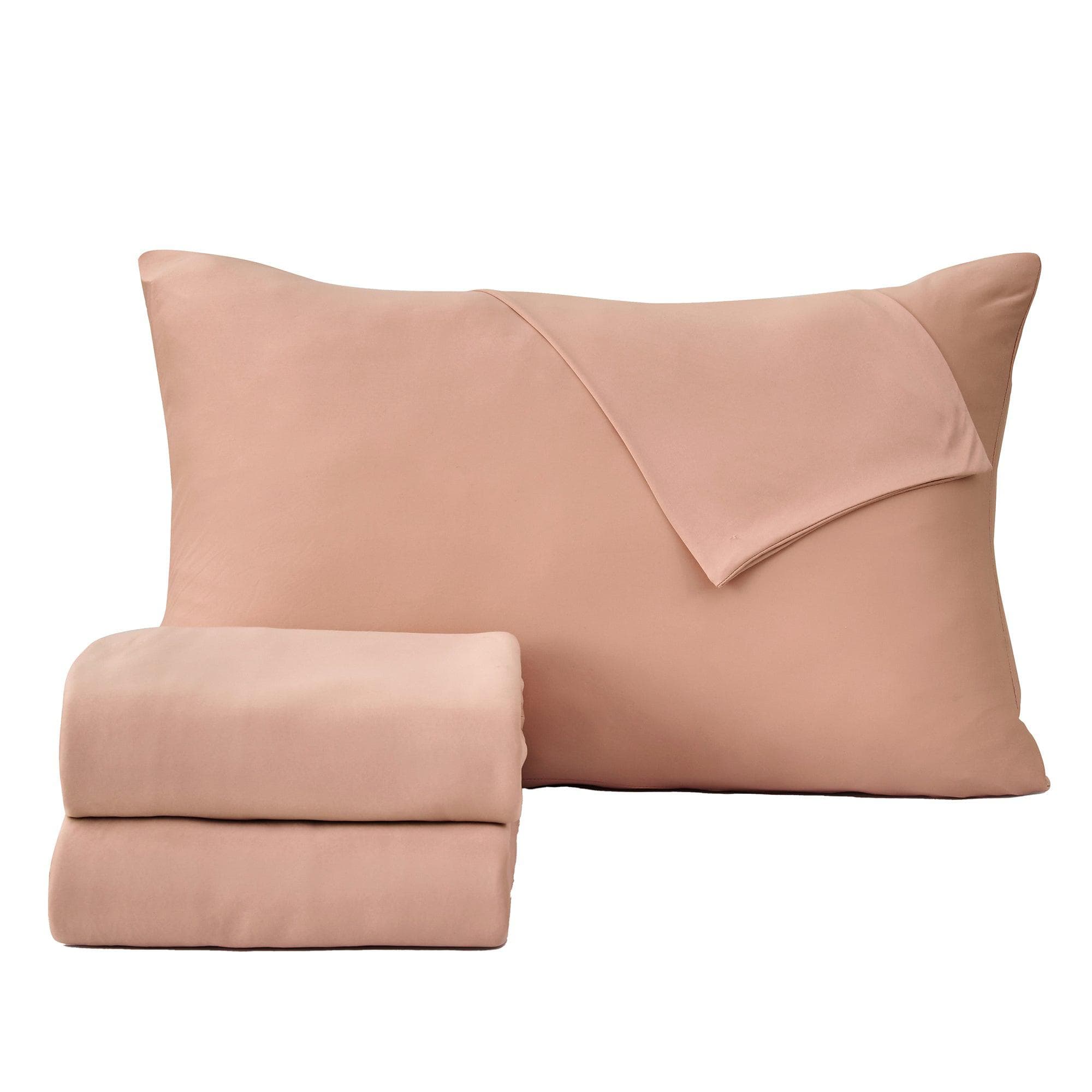 4-Piece Interlock Microfiber Sheet Set - Mackenna Collection