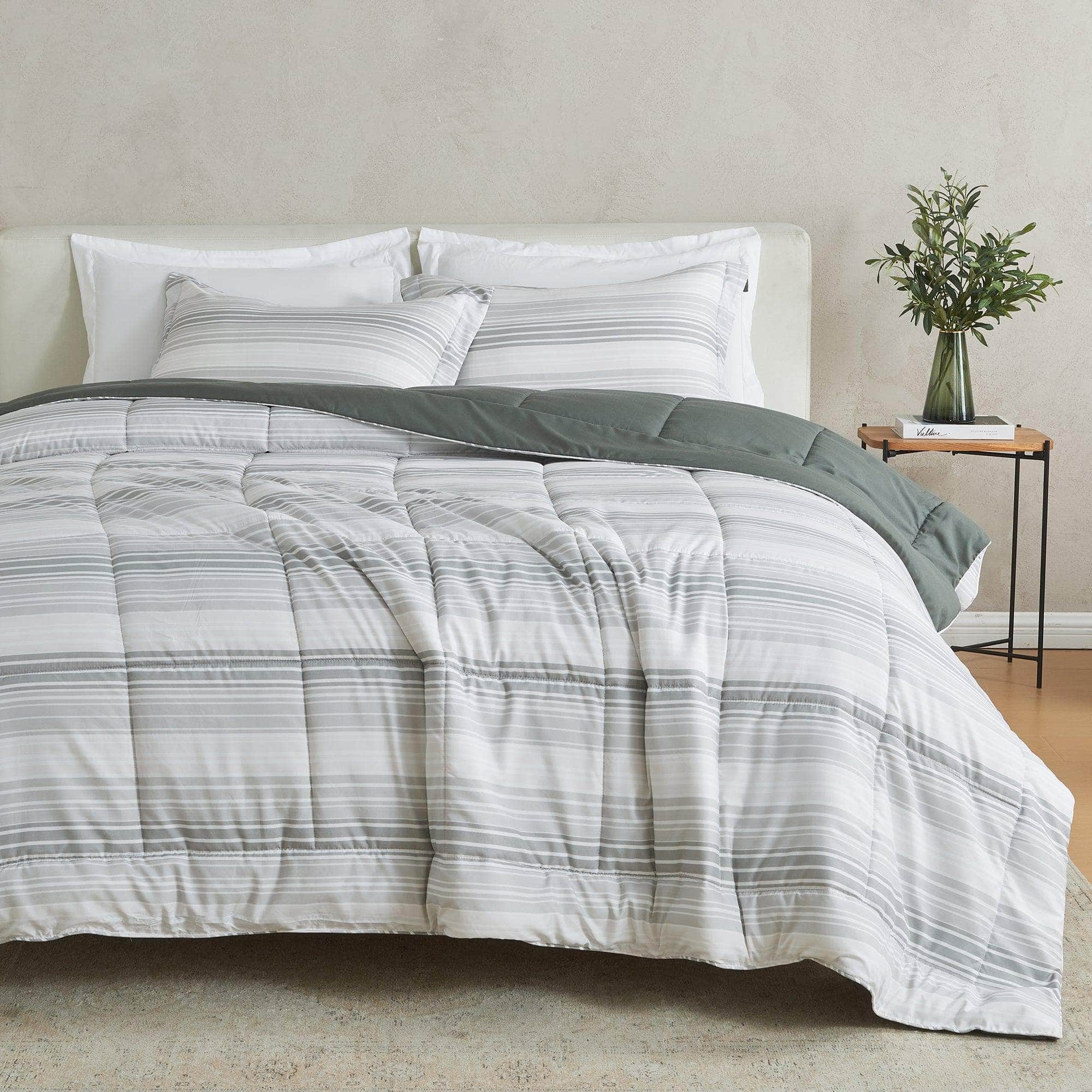 Reversible Comforter Set - Odette Collection